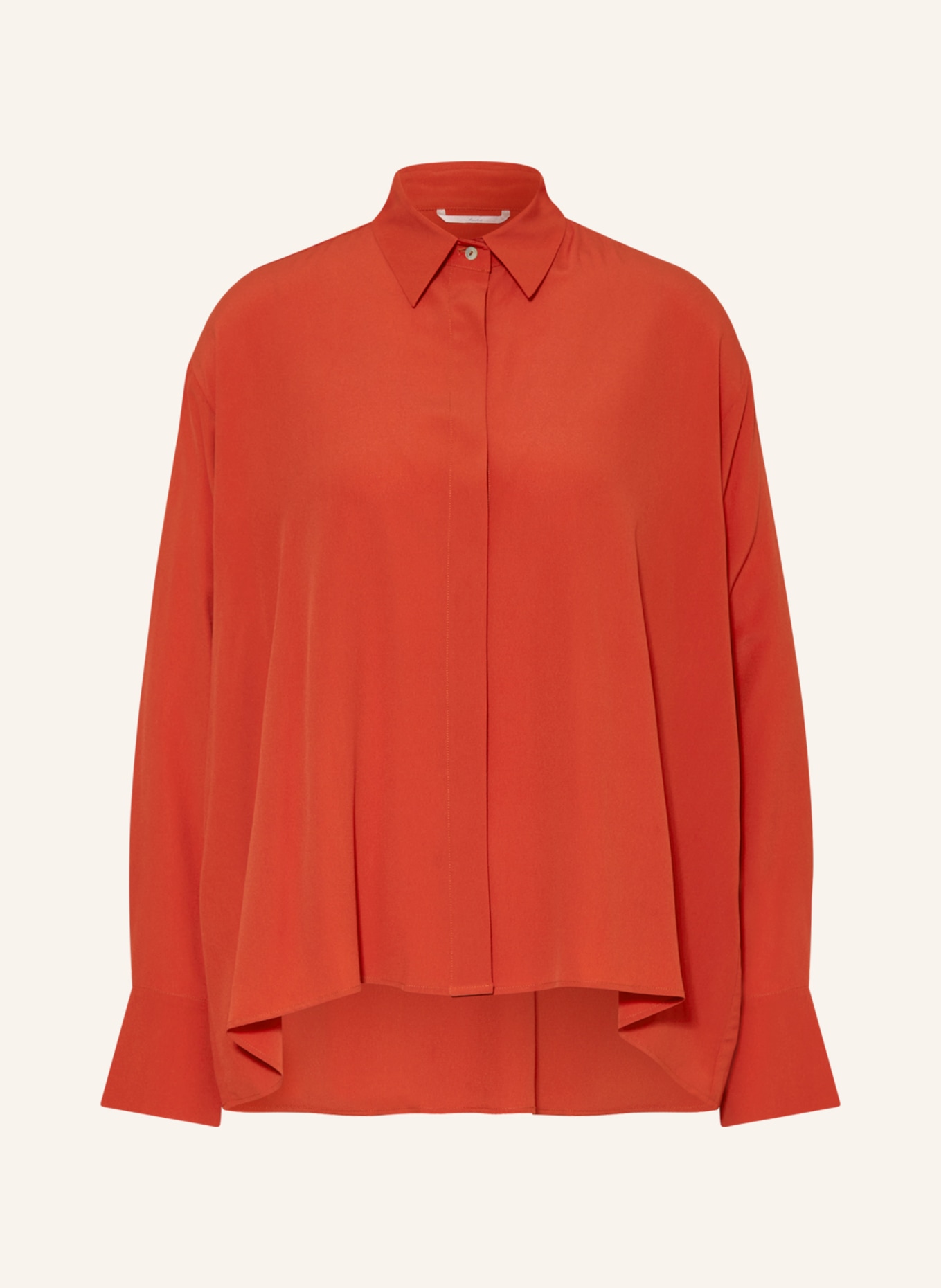 Sophie Shirt blouse OPAY with silk, Color: DARK ORANGE (Image 1)
