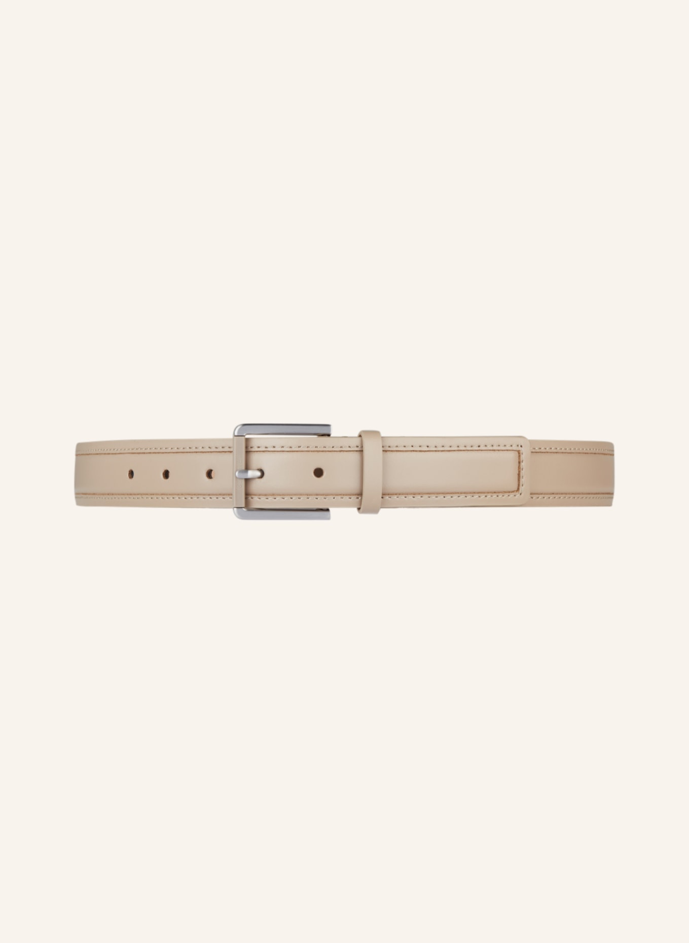 Calvin Klein Leather belt, Color: BEIGE (Image 2)