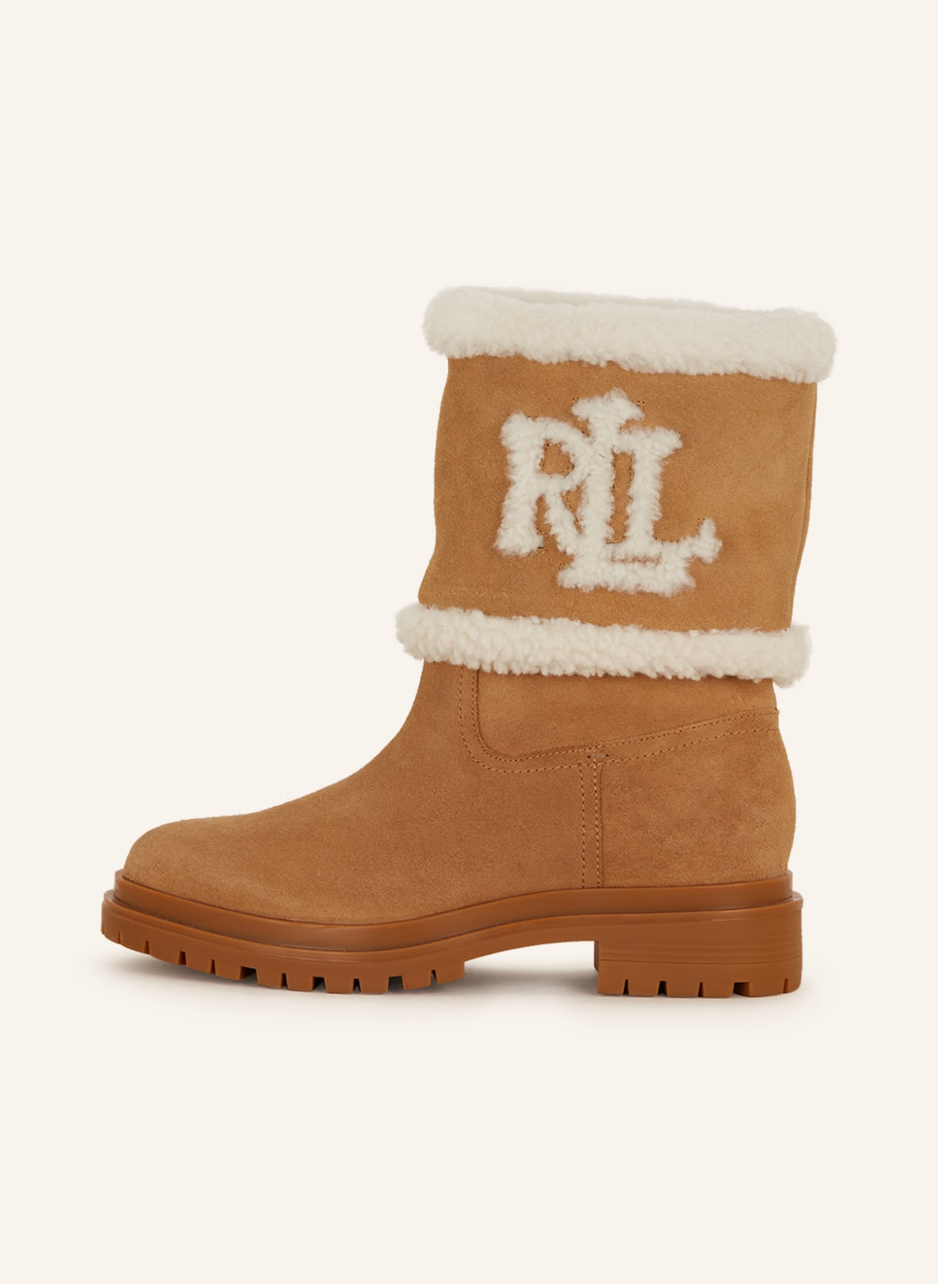 Ralph lauren shearling boots online