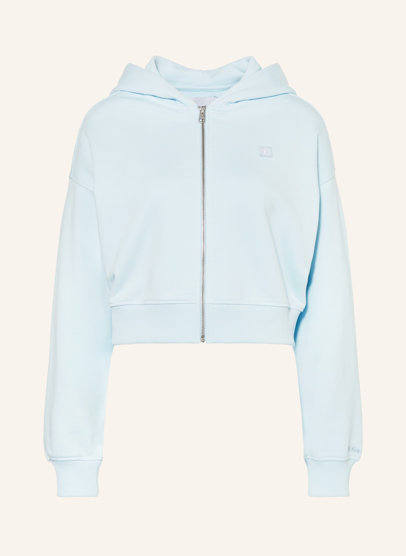 Calvin Klein Jeans Sweat jacket, Color: LIGHT BLUE (Image 1)