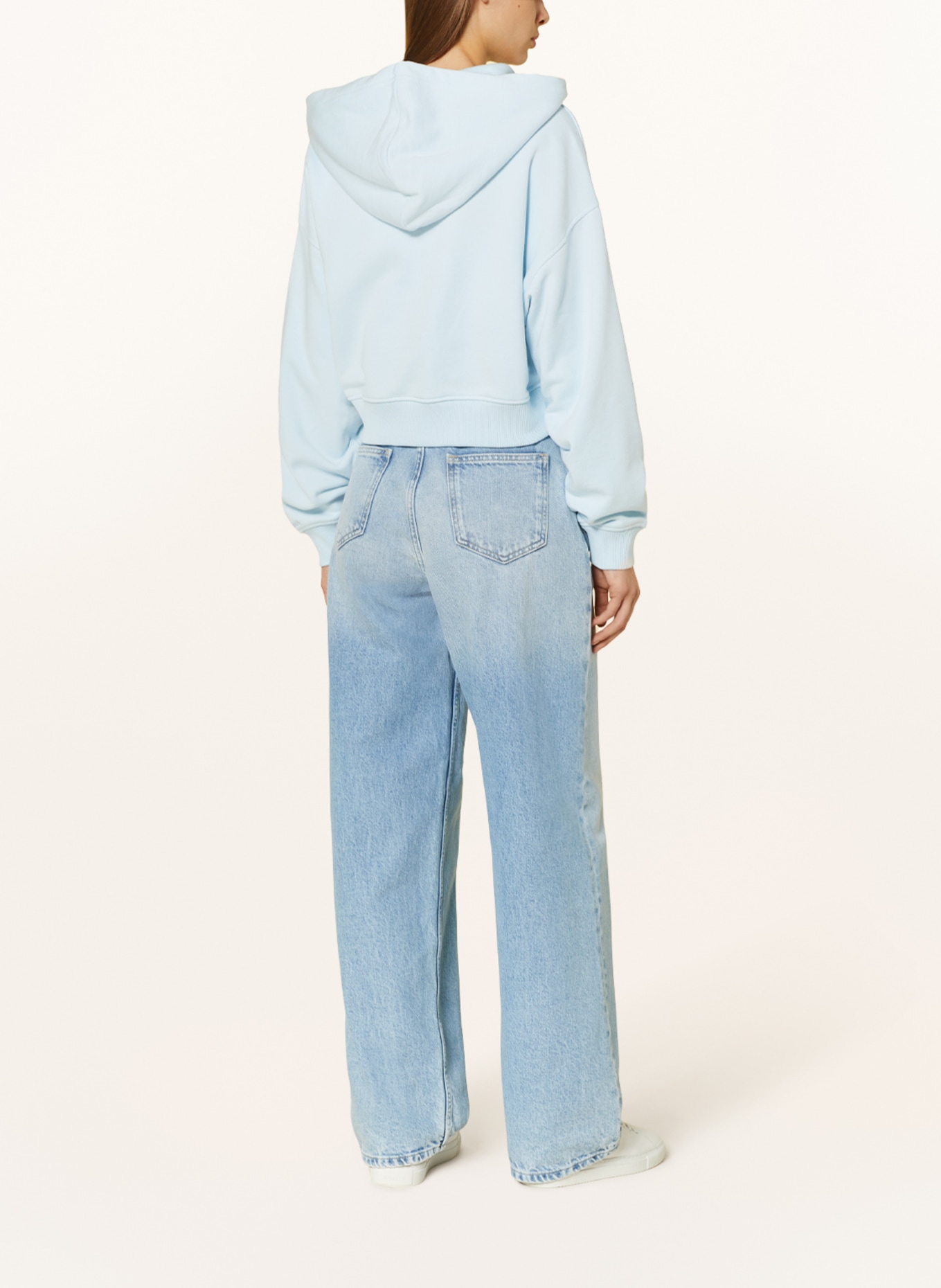 Calvin Klein Jeans Sweatjacke, Farbe: HELLBLAU (Bild 3)