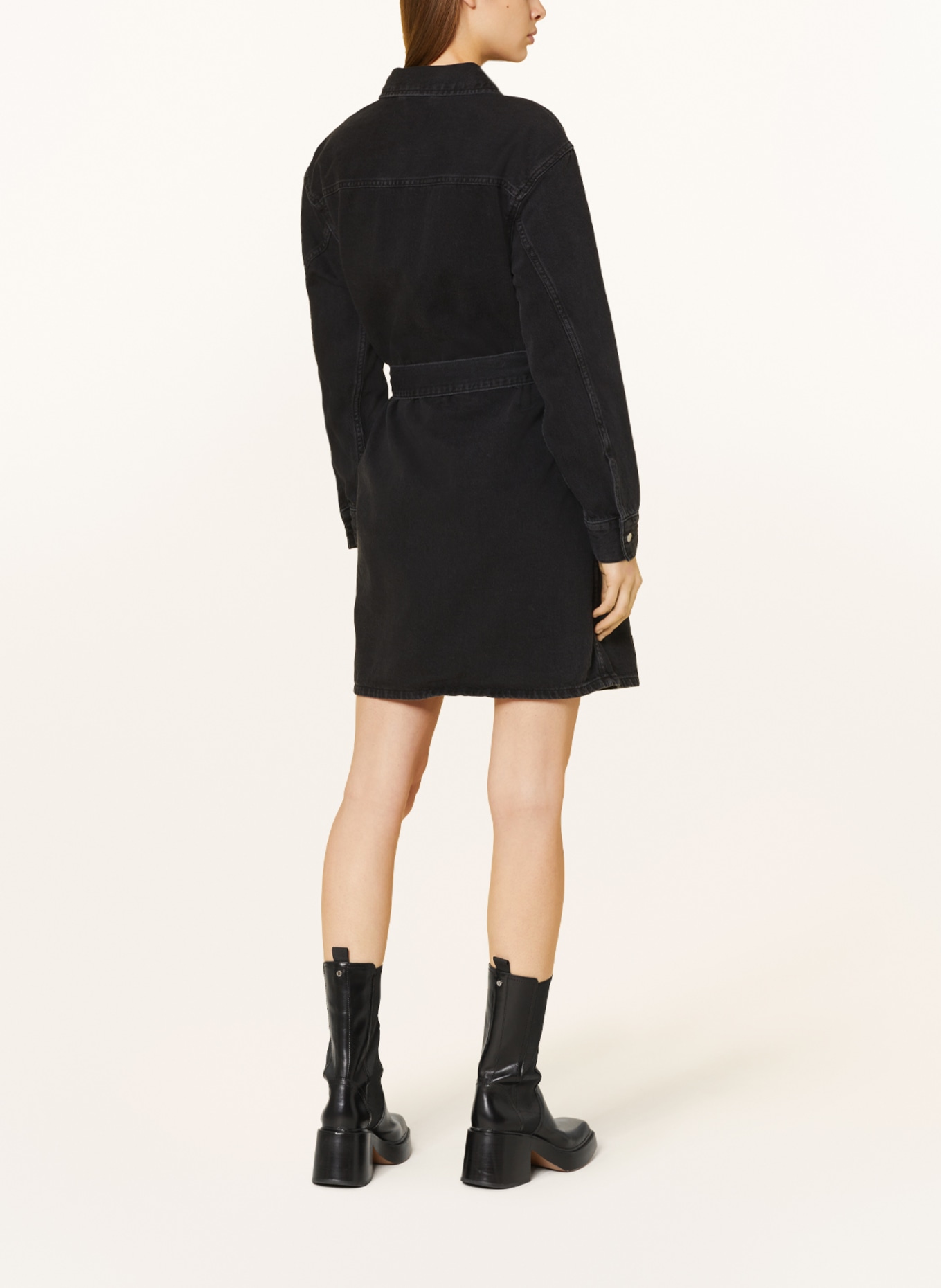 Calvin Klein Jeans Denim dress, Color: BLACK (Image 3)