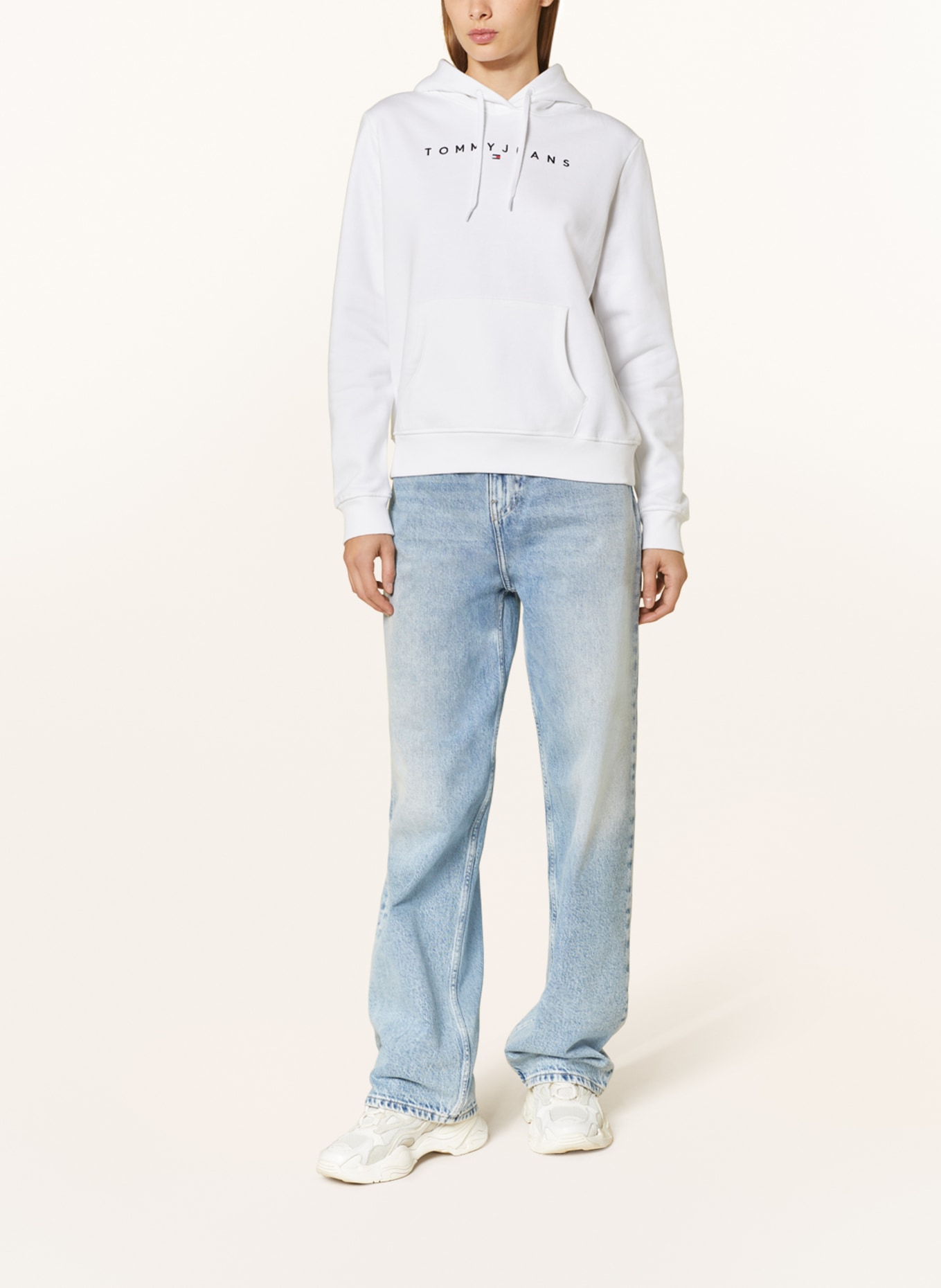 TOMMY JEANS Hoodie, Color: WHITE (Image 2)