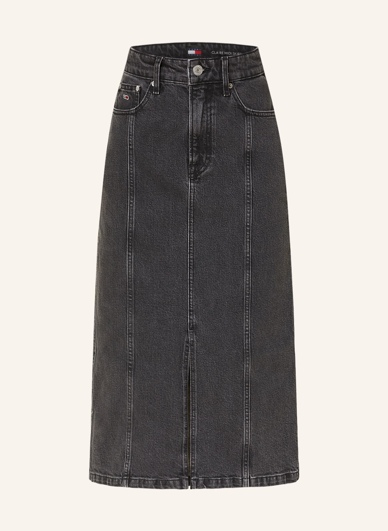 TOMMY JEANS Denim skirt CLAIRE, Color: 1BZ Denim Black (Image 1)