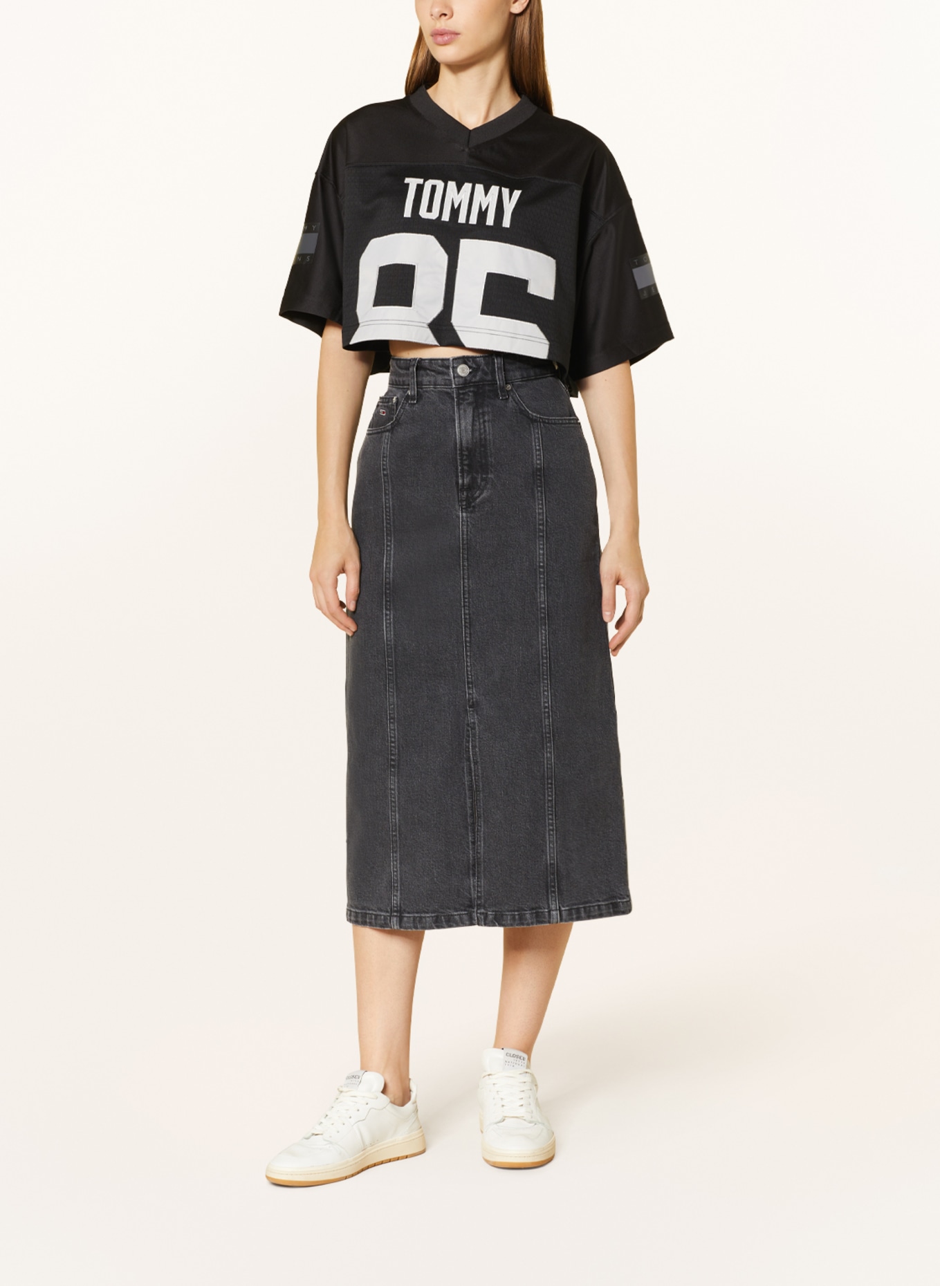 TOMMY JEANS Denim skirt CLAIRE, Color: 1BZ Denim Black (Image 2)