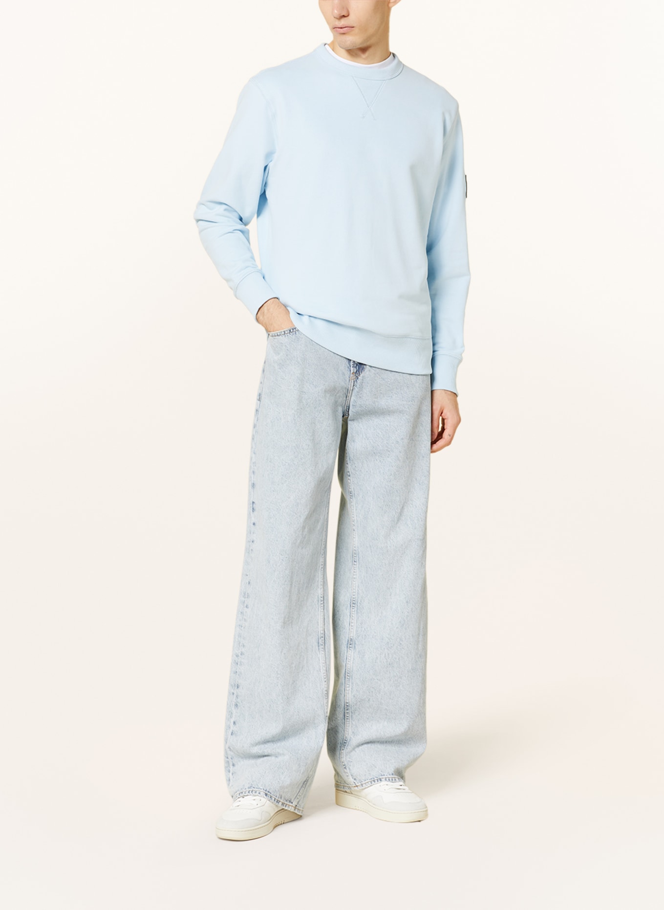 Calvin Klein Jeans Sweatshirt, Farbe: HELLBLAU (Bild 2)