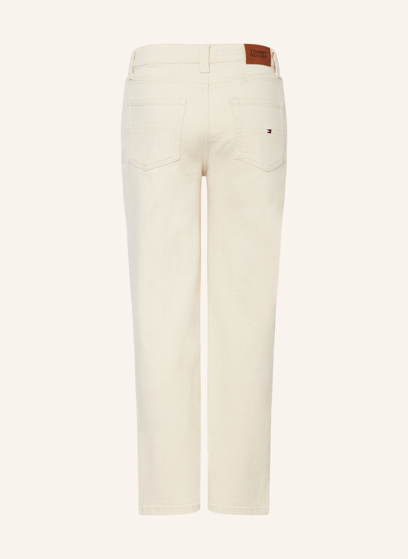 TOMMY HILFIGER Jeans GIRLFRIEND CALICO Straight Fit, Farbe: WEISS (Bild 2)
