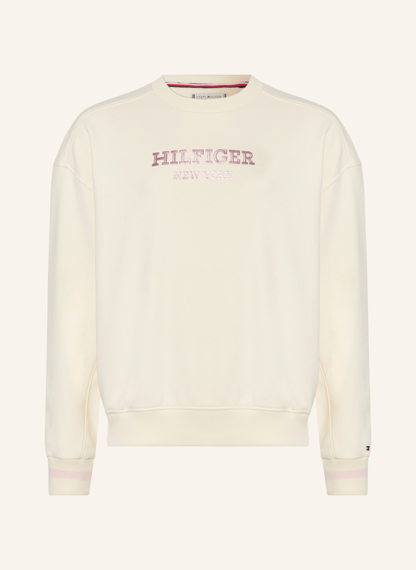 TOMMY HILFIGER Sweatshirt, Farbe: CREME/ LILA (Bild 1)