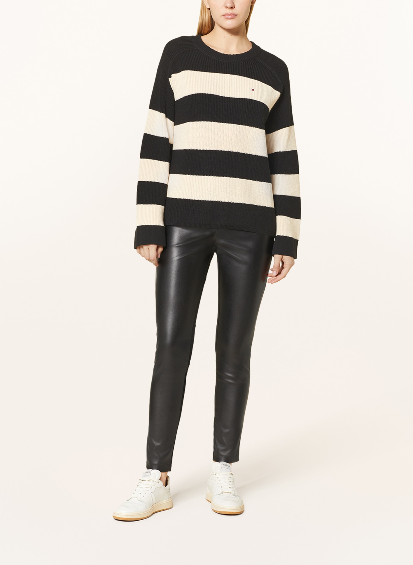 TOMMY HILFIGER Sweater, Color: BLACK/ CREAM (Image 2)