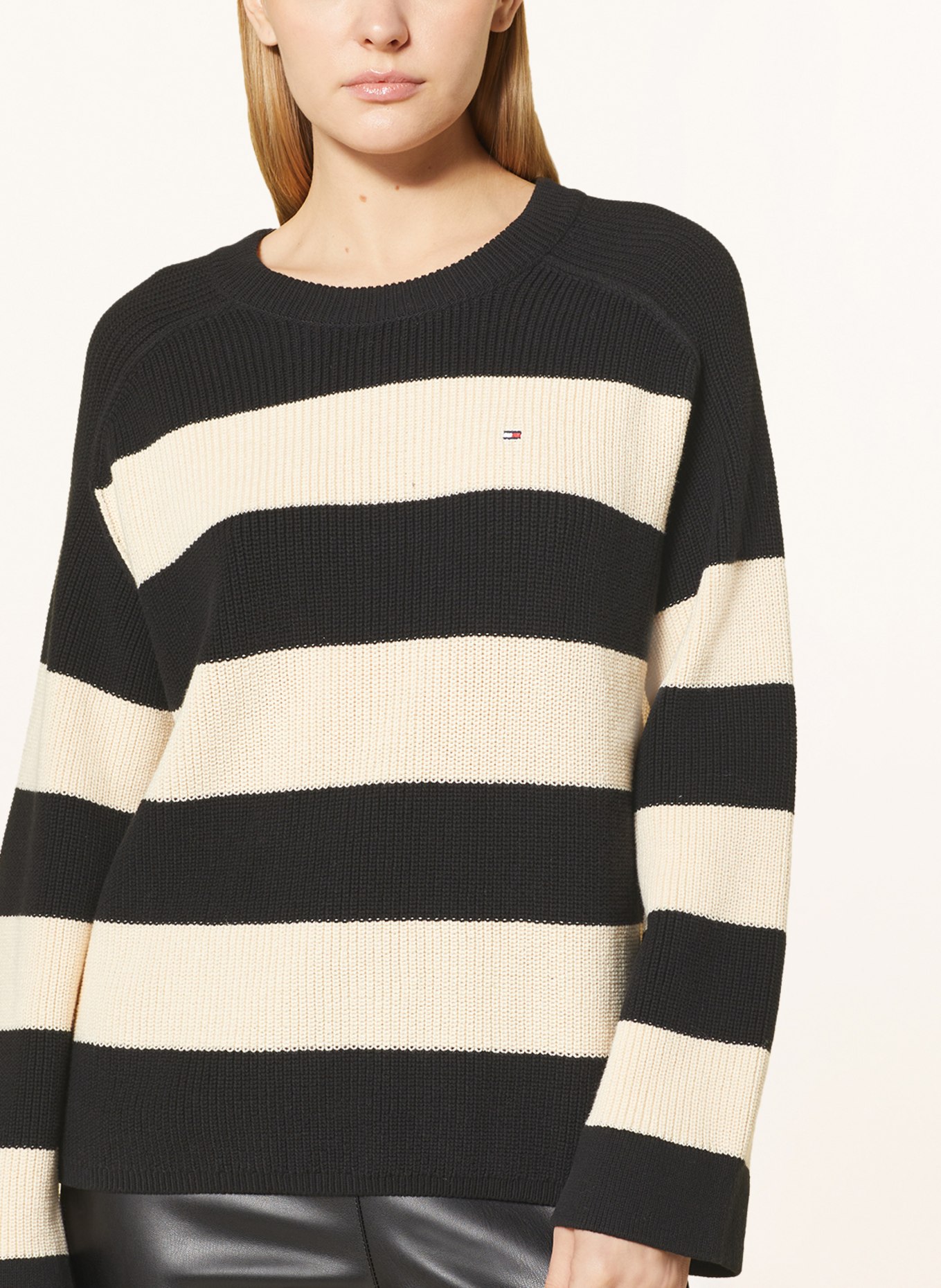 TOMMY HILFIGER Sweater, Color: BLACK/ CREAM (Image 4)