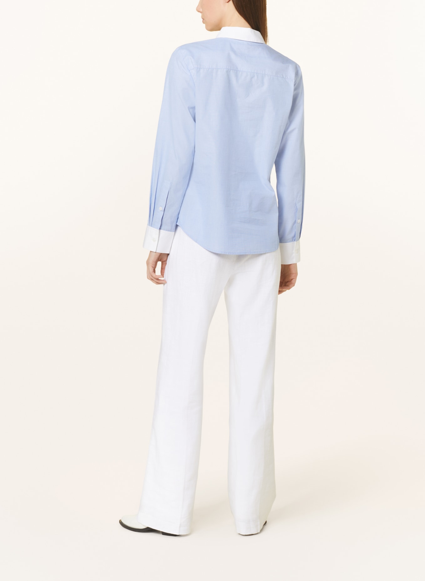 TOMMY HILFIGER Shirt blouse, Color: LIGHT BLUE/ WHITE (Image 3)