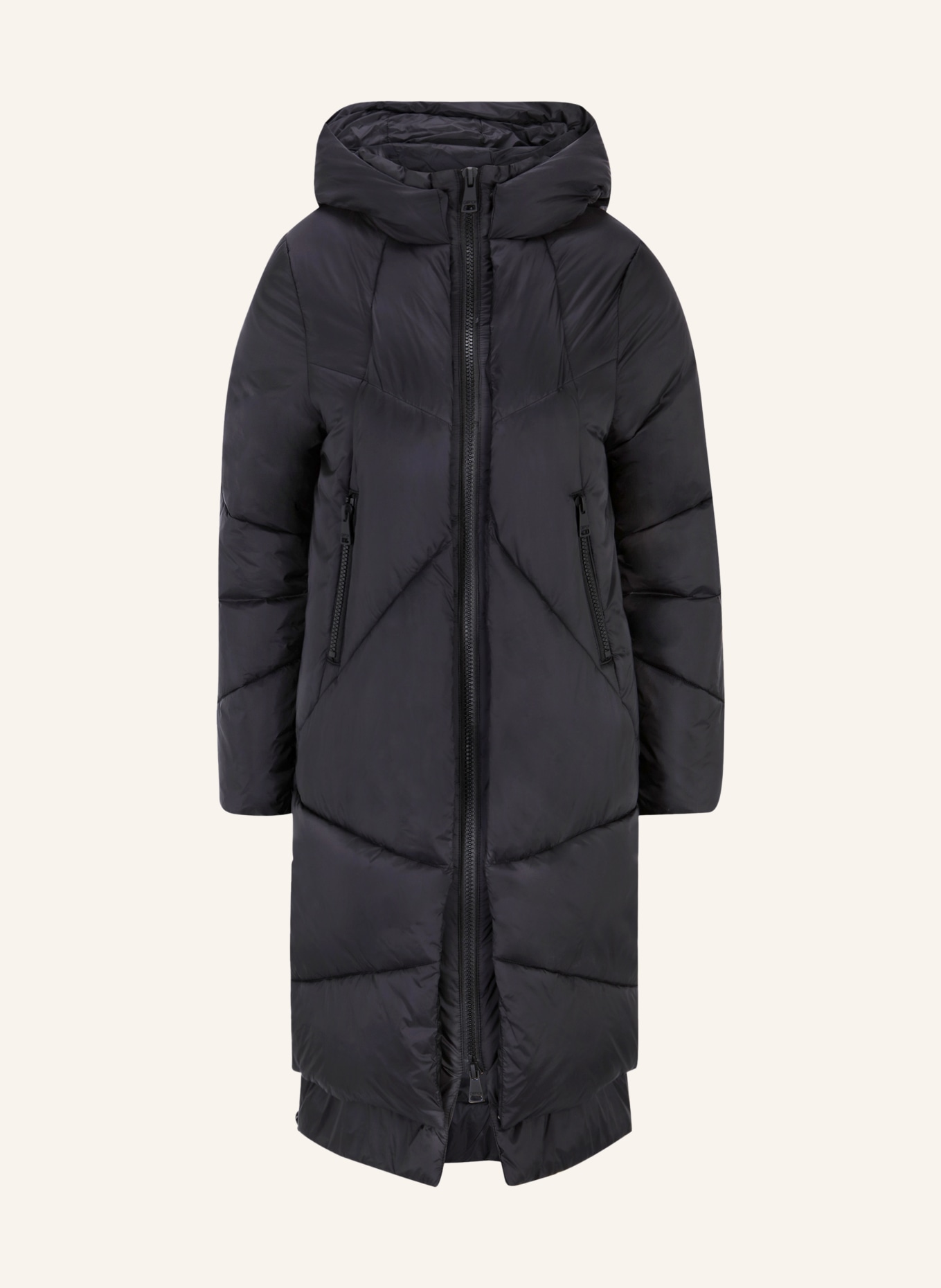 CARTOON Quilted coat, Color: BLACK (Image 1)