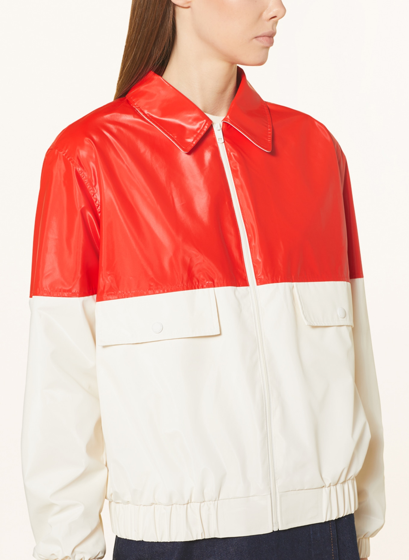 TOMMY HILFIGER Bomber jacket, Color: RED/ ECRU (Image 4)