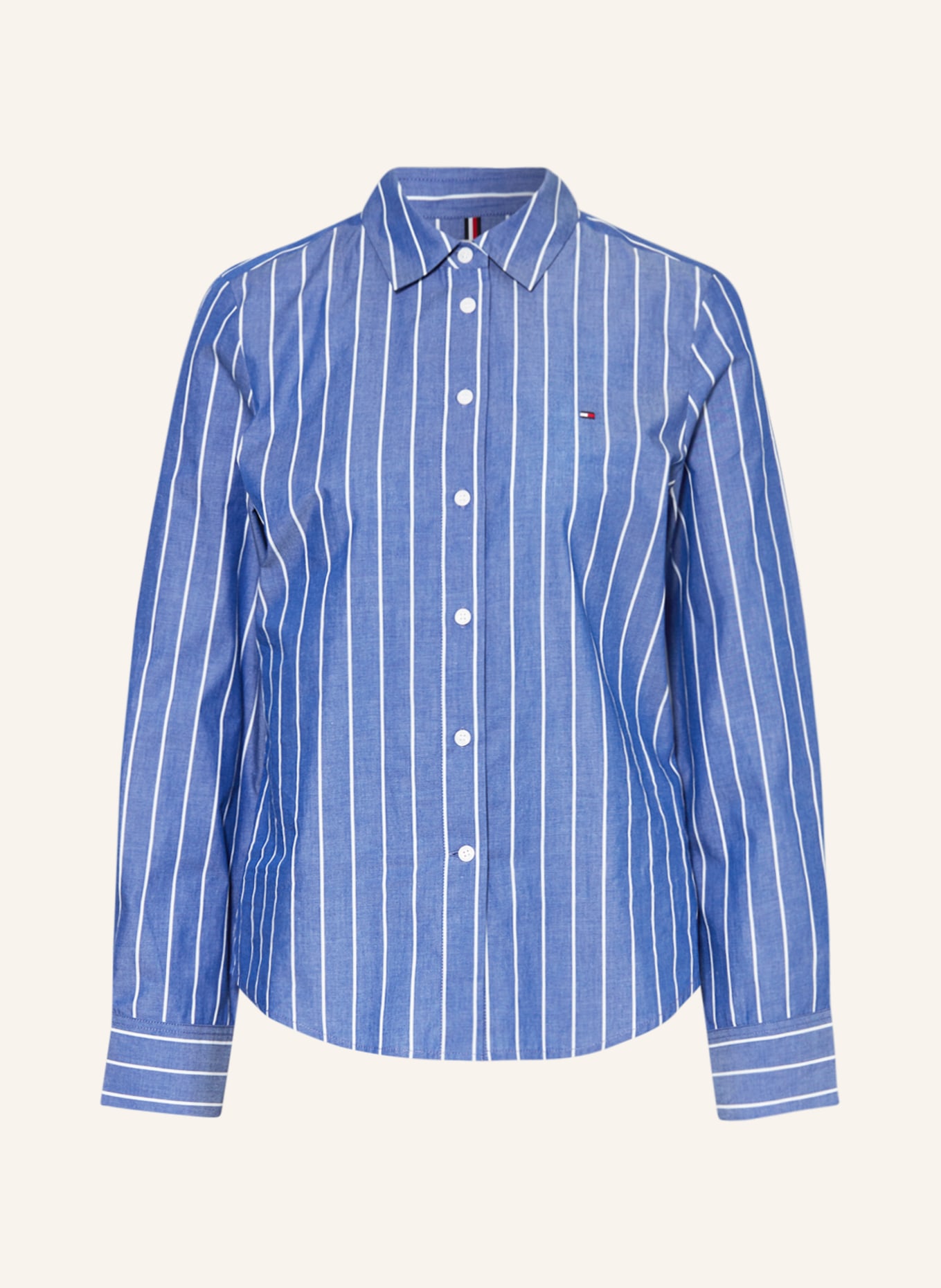 TOMMY HILFIGER Shirt blouse, Color: BLUE/ WHITE (Image 1)