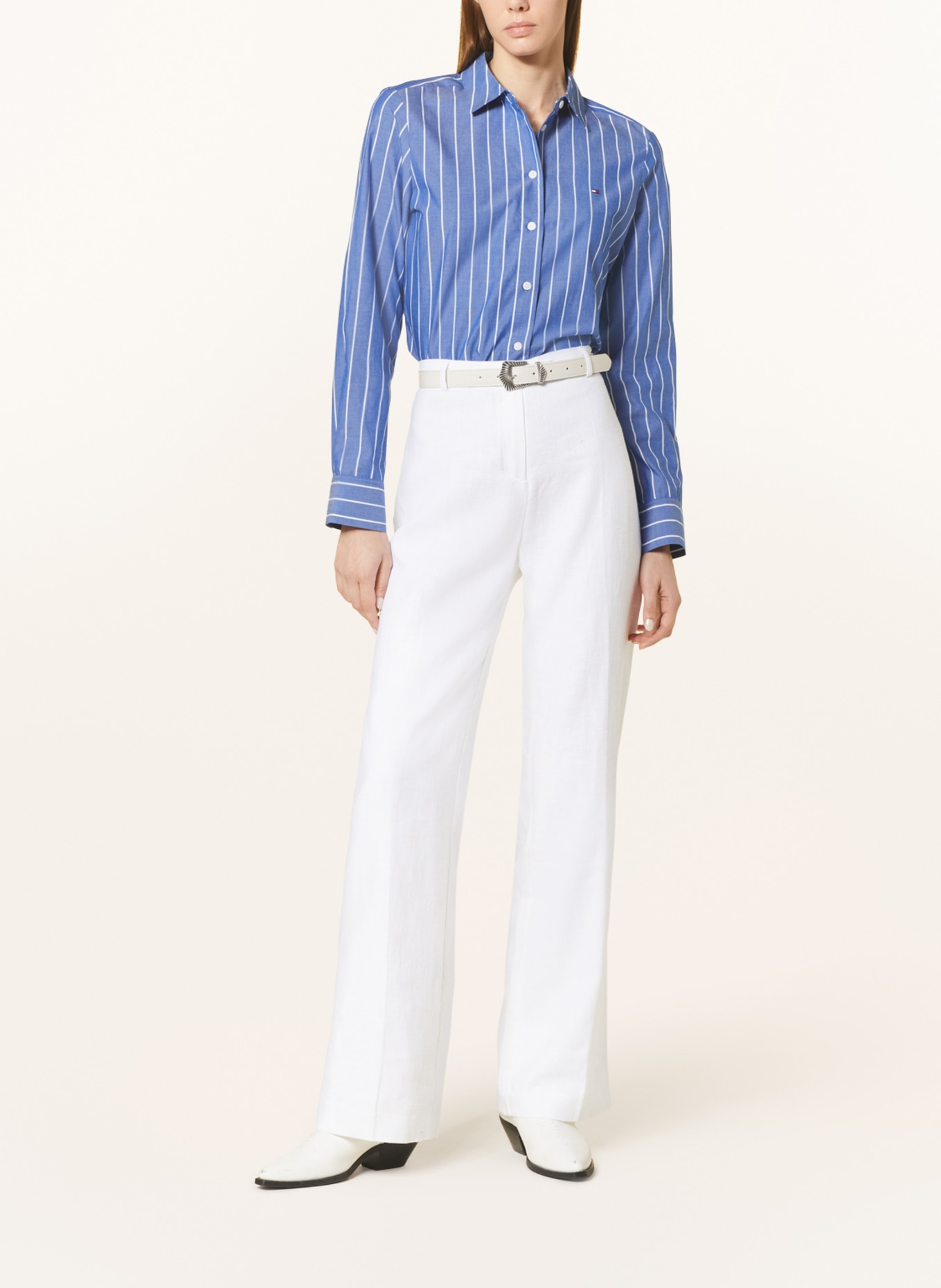 TOMMY HILFIGER Shirt blouse, Color: BLUE/ WHITE (Image 2)