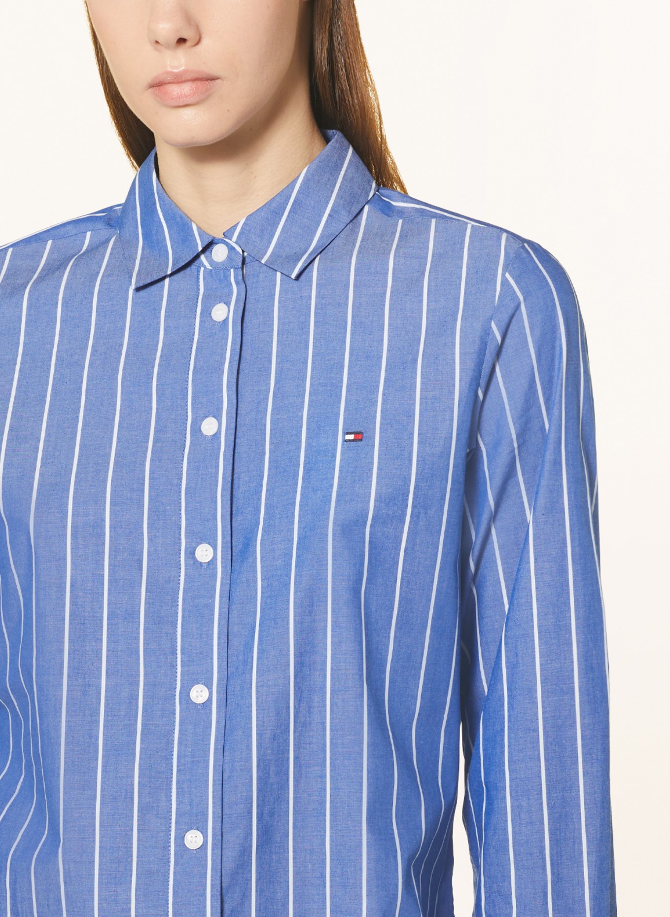 TOMMY HILFIGER Shirt blouse, Color: BLUE/ WHITE (Image 4)