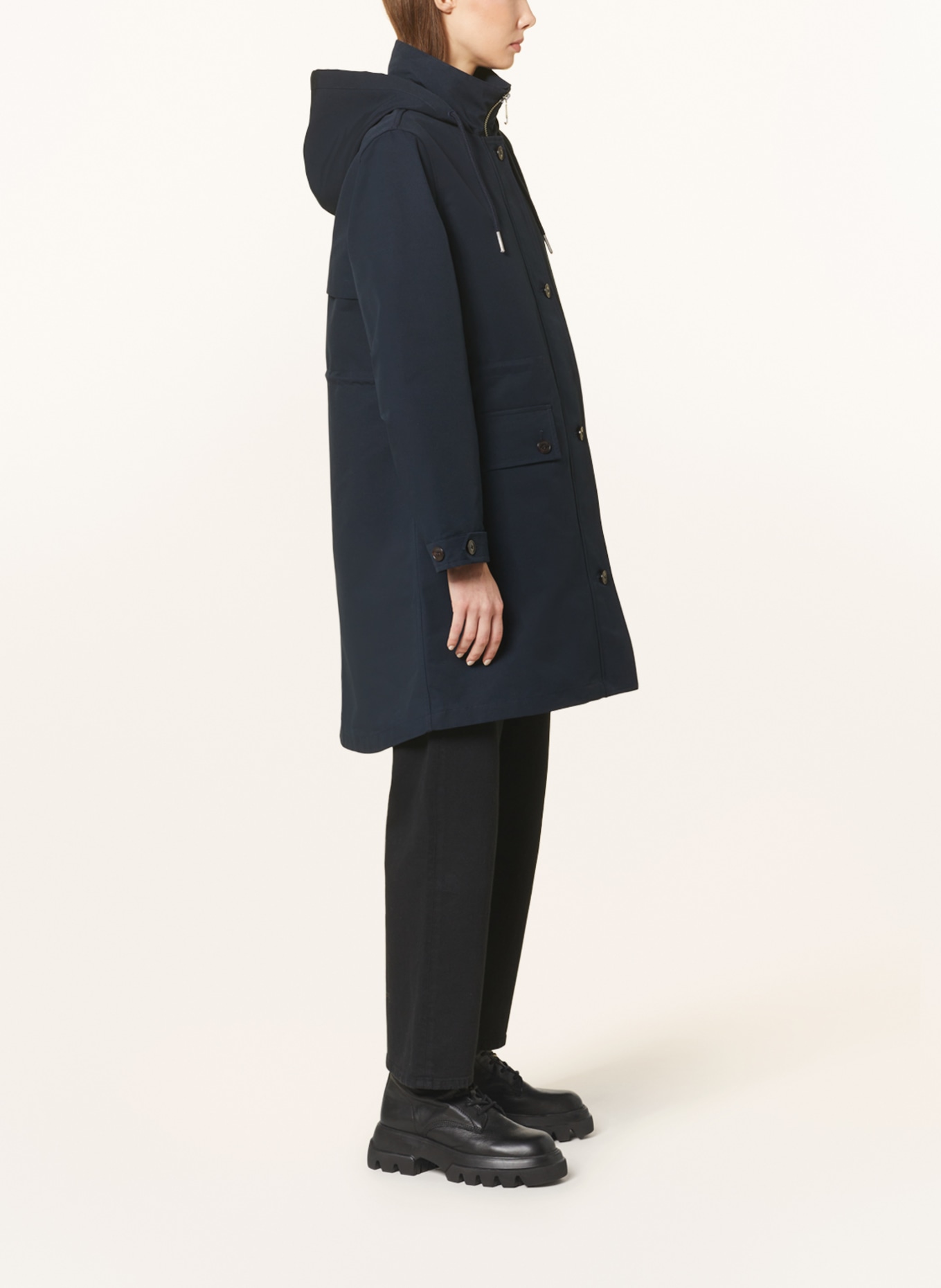 TOMMY HILFIGER parka: BLEU FONCÉ