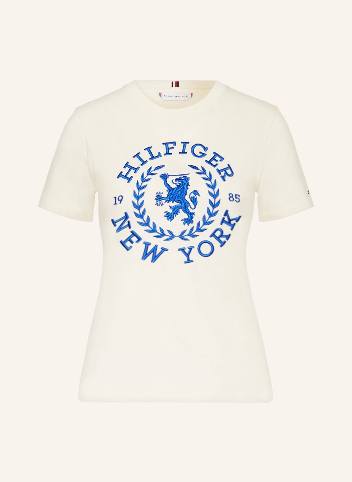 TOMMY HILFIGER T-shirt, Color: CREAM/ BLUE (Image 1)