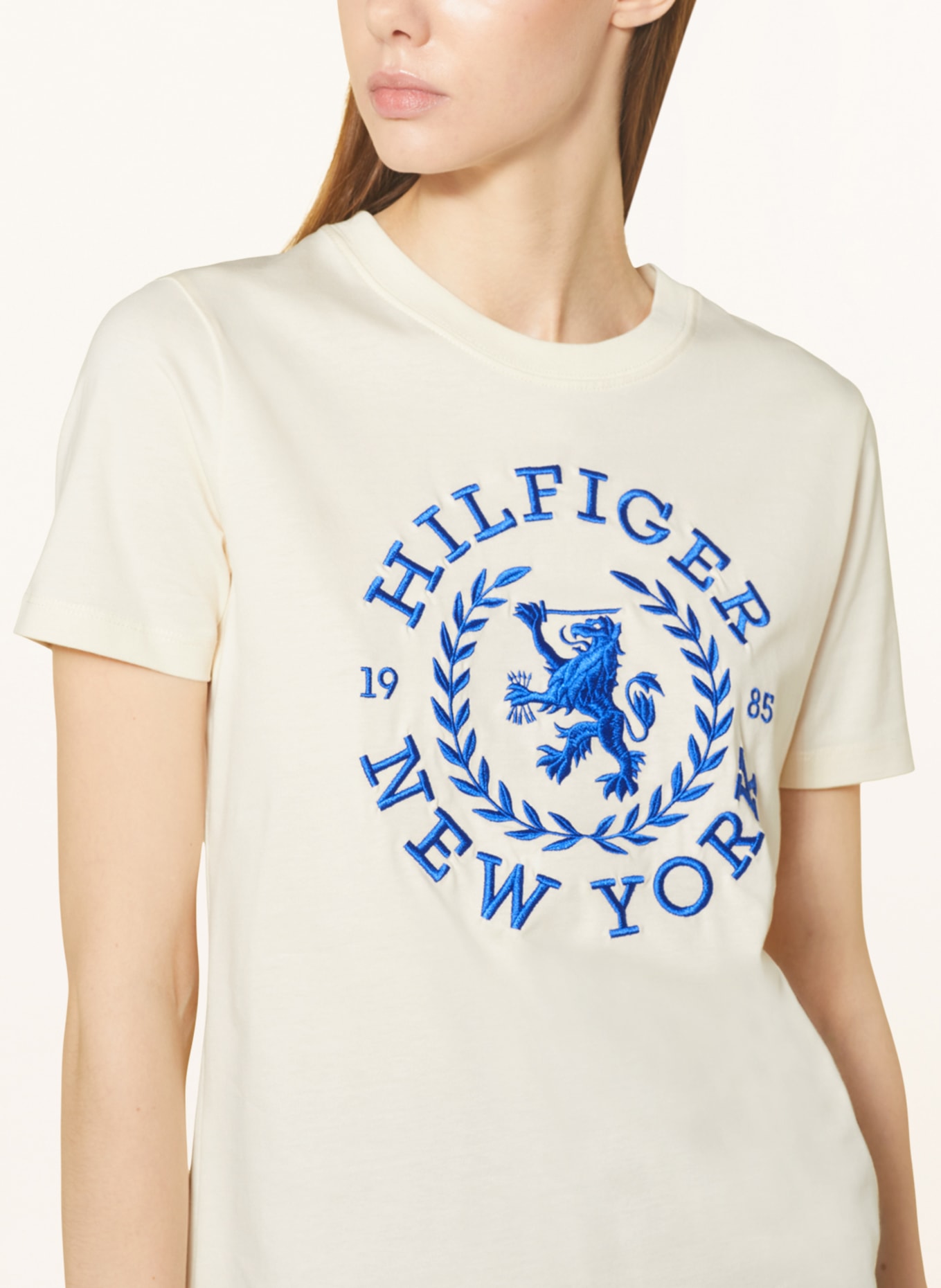 TOMMY HILFIGER T-shirt, Color: CREAM/ BLUE (Image 4)