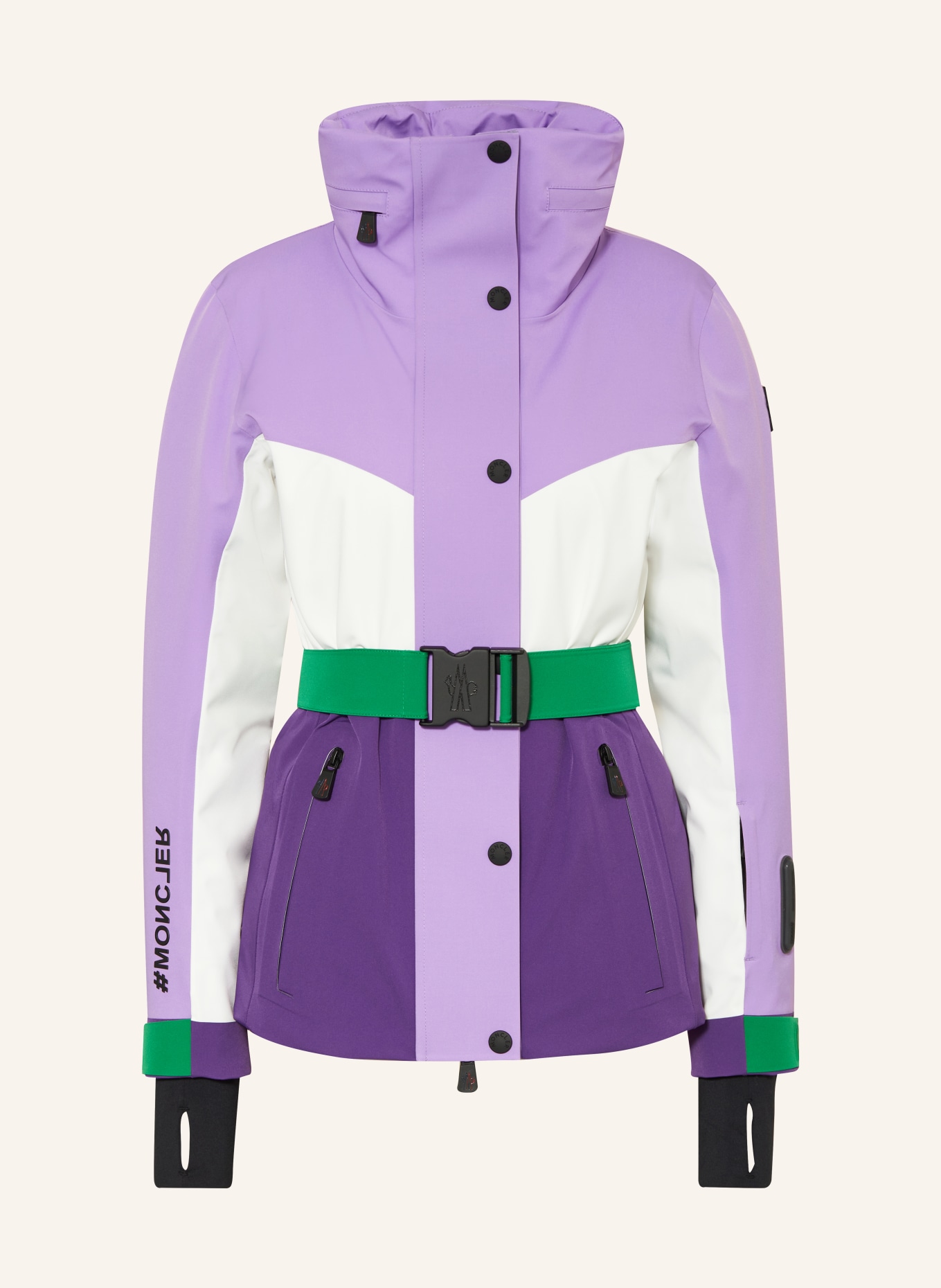 MONCLER GRENOBLE Ski jacket HAINET, Color: PURPLE/ WHITE/ DARK PURPLE (Image 1)