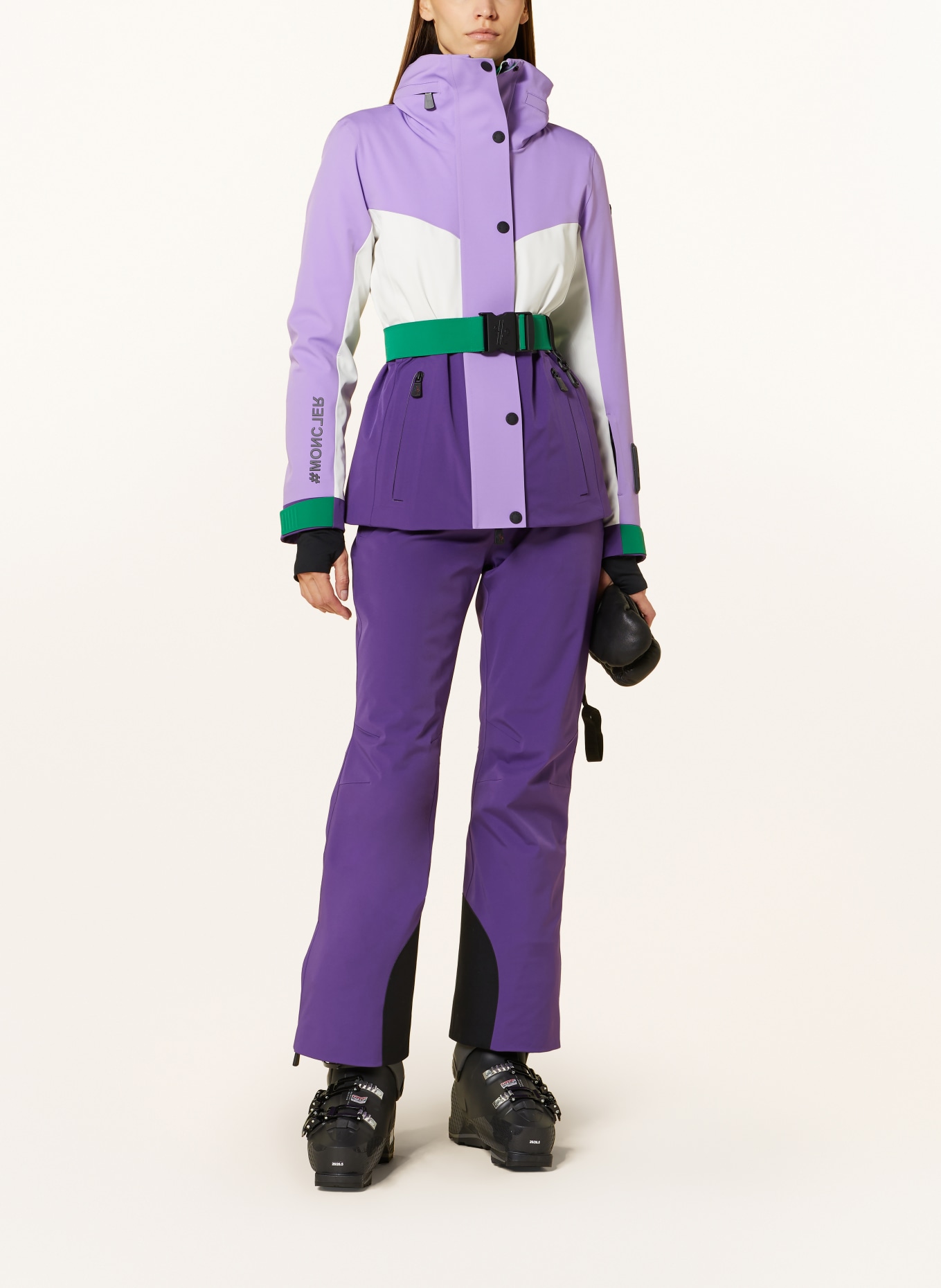 MONCLER GRENOBLE Ski jacket HAINET, Color: PURPLE/ WHITE/ DARK PURPLE (Image 2)