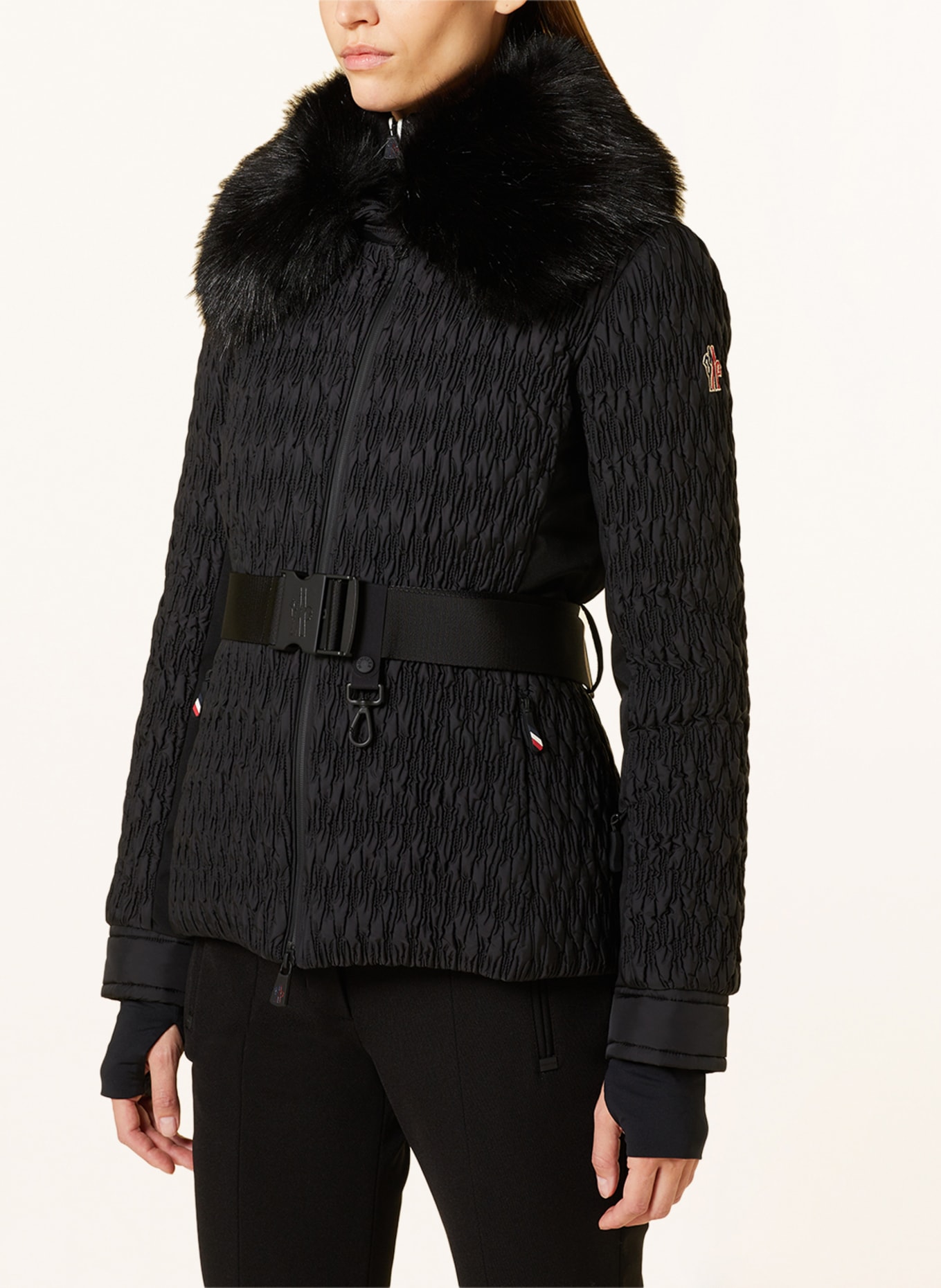 MONCLER GRENOBLE Down ski jacket PLANTREY, Color: BLACK (Image 5)