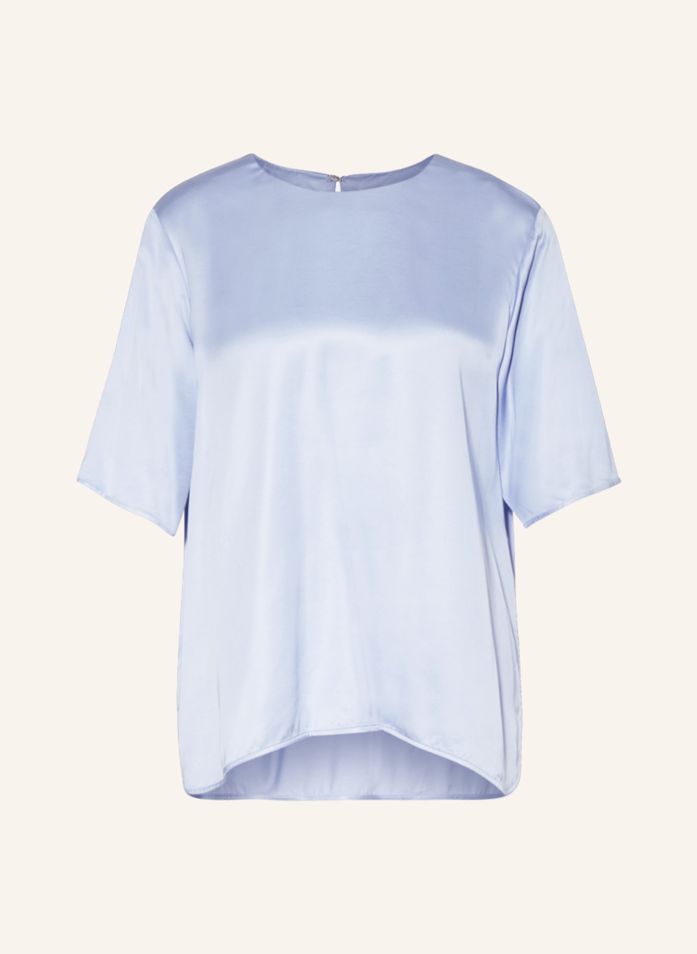 SAMSØE  SAMSØE Shirt blouse DENISE in satin, Color: LIGHT BLUE (Image 1)