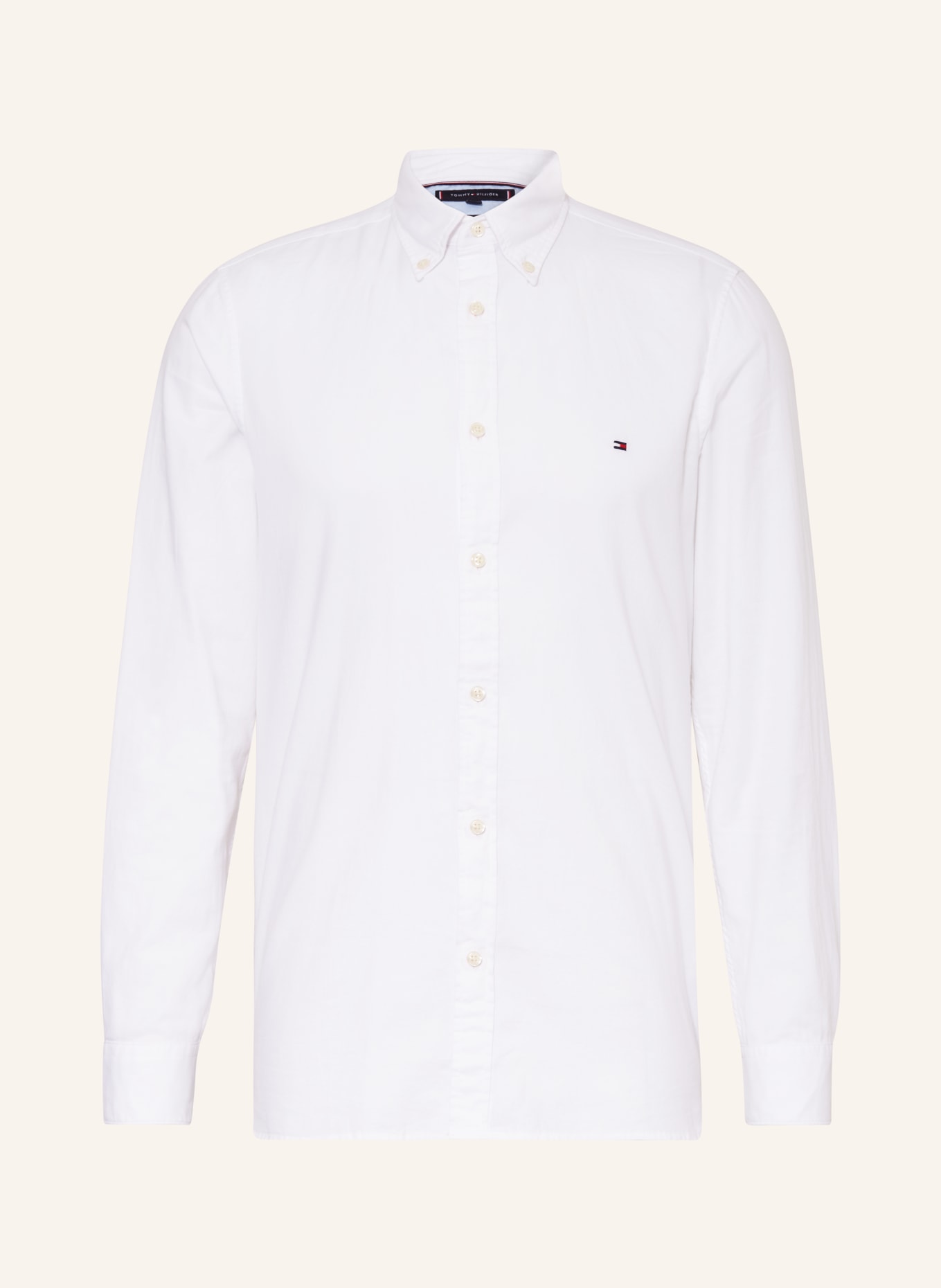TOMMY HILFIGER Hemd FLEX Slim Fit, Farbe: WEISS (Bild 1)