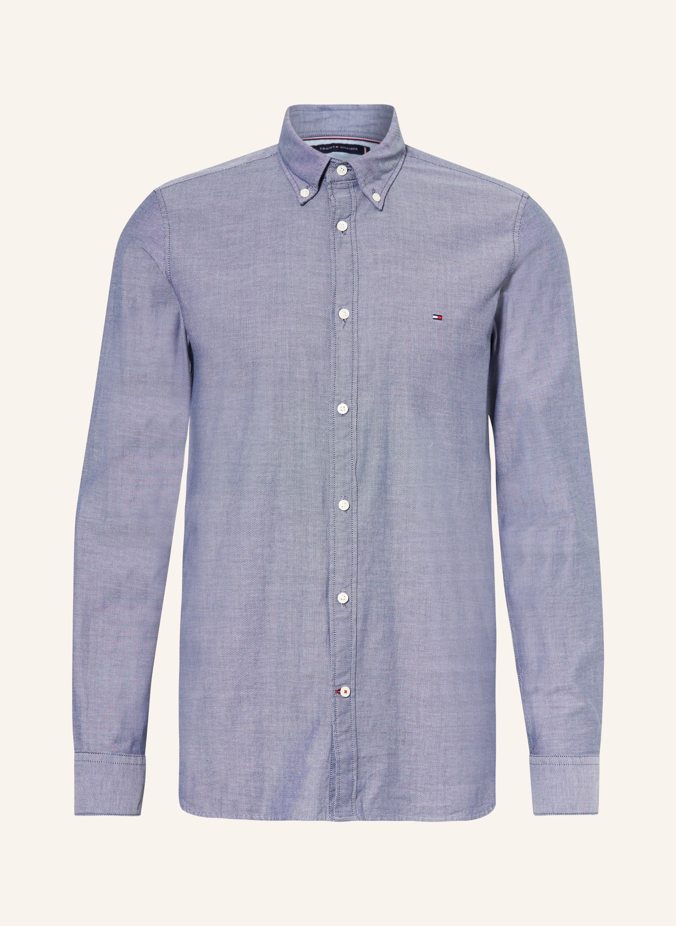 TOMMY HILFIGER Shirt FLEX slim fit, Color: GRAY/ DARK BLUE (Image 1)