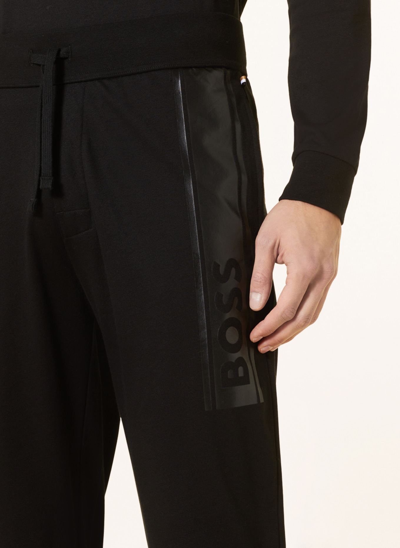 BOSS Lounge pants AUTHENTIC, Color: BLACK (Image 5)
