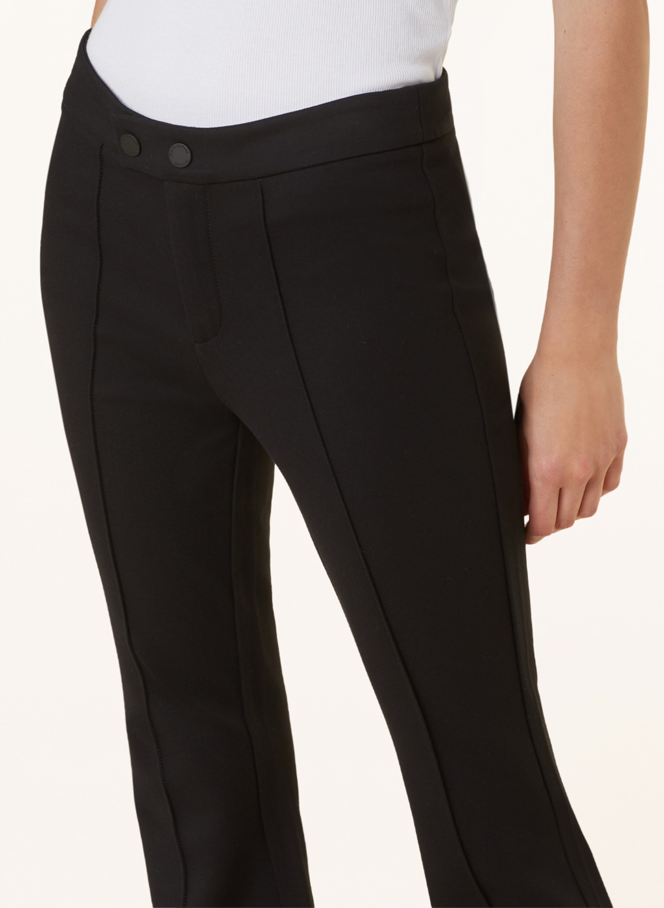 Marc O'Polo DENIM Bootcut trousers made of jersey, Color: BLACK (Image 5)
