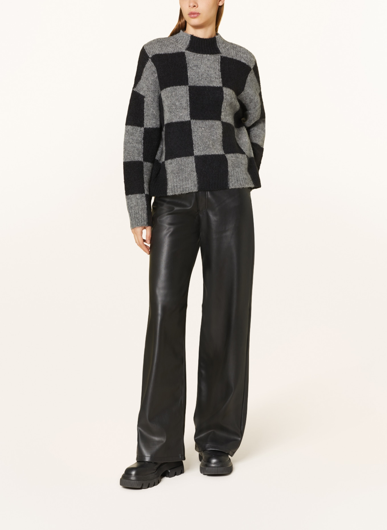 Marc O'Polo DENIM Sweater, Color: GRAY/ BLACK (Image 2)