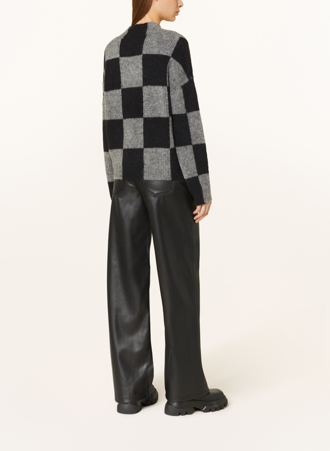 Marc O'Polo DENIM Sweater, Color: GRAY/ BLACK (Image 3)
