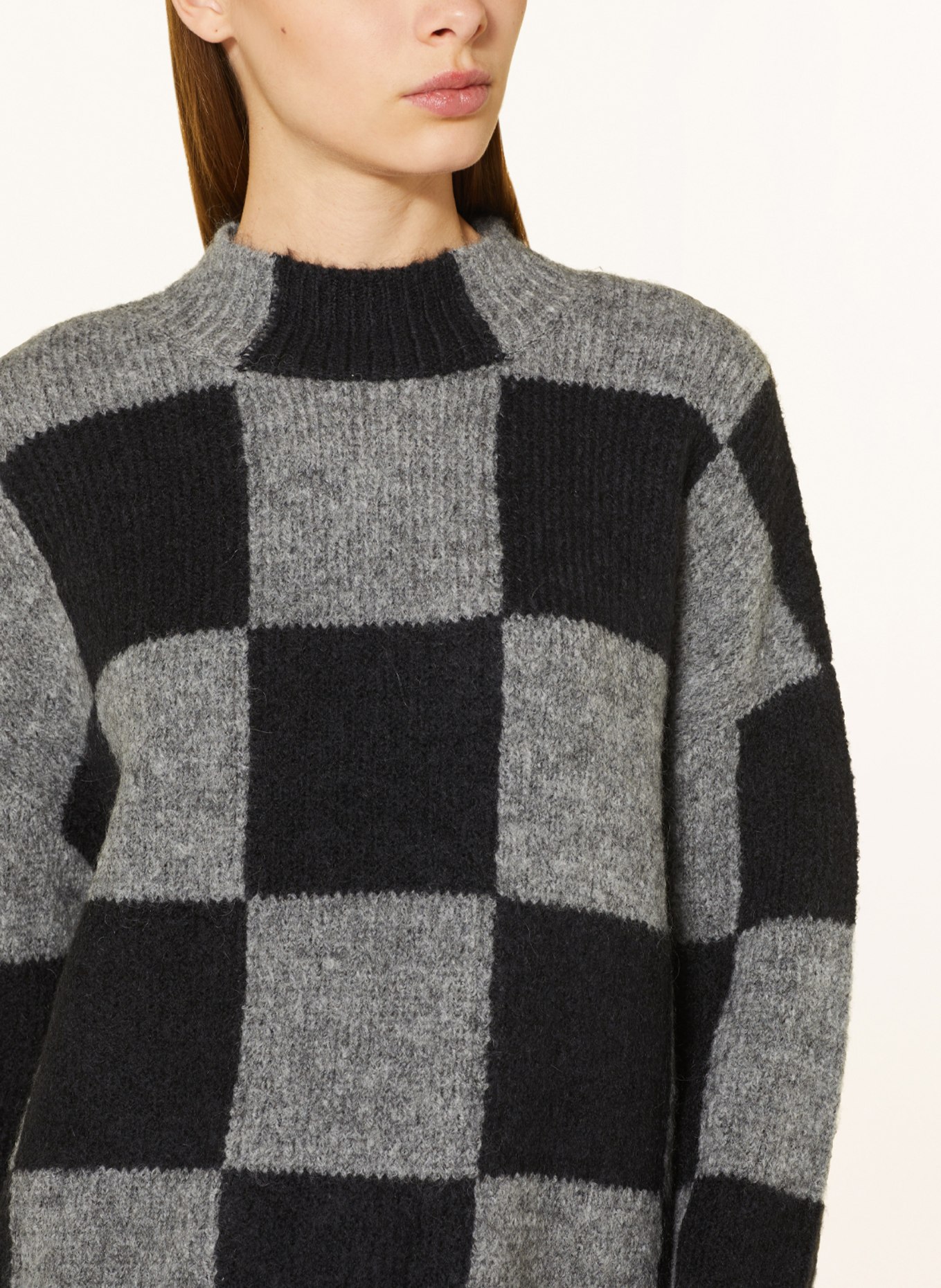 Marc O'Polo DENIM Sweater, Color: GRAY/ BLACK (Image 4)