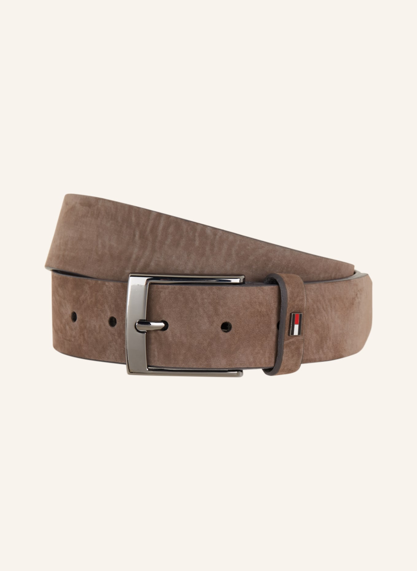 TOMMY HILFIGER Leather belt ADAN, Color: TAUPE (Image 1)