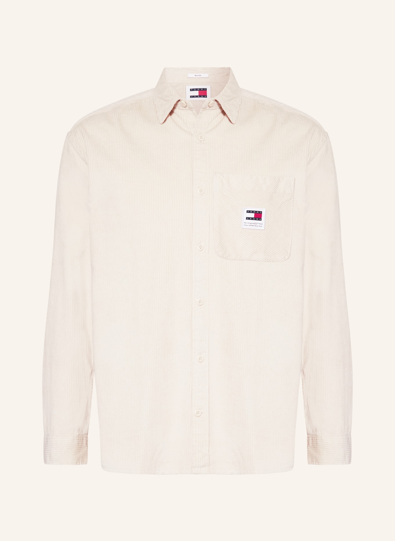 TOMMY JEANS Cord-Overshirt, Farbe: CREME (Bild 1)