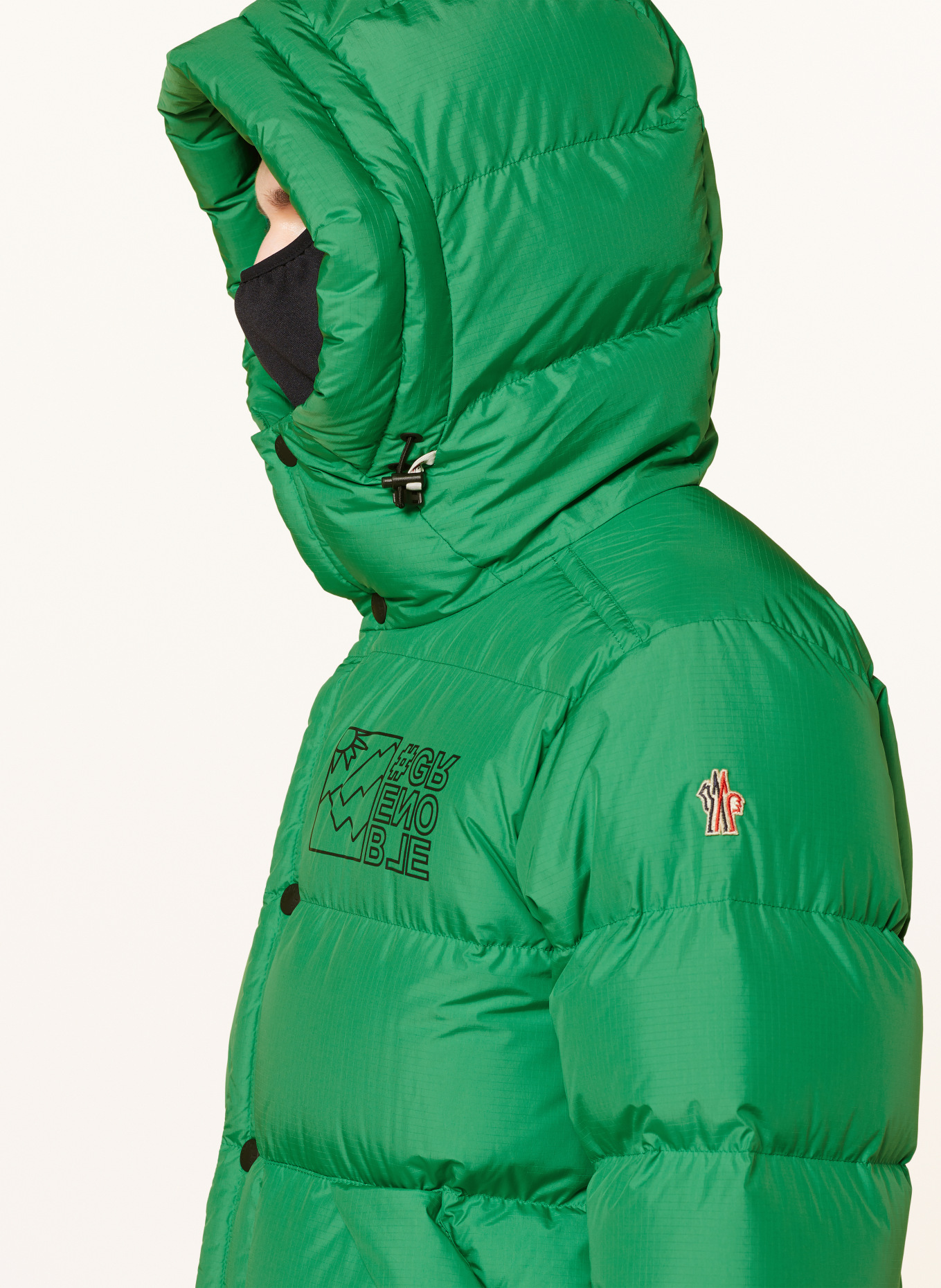 MONCLER GRENOBLE Péřová lyžařská bunda CRISTAUX, Barva: ZELENÁ (Obrázek 5)