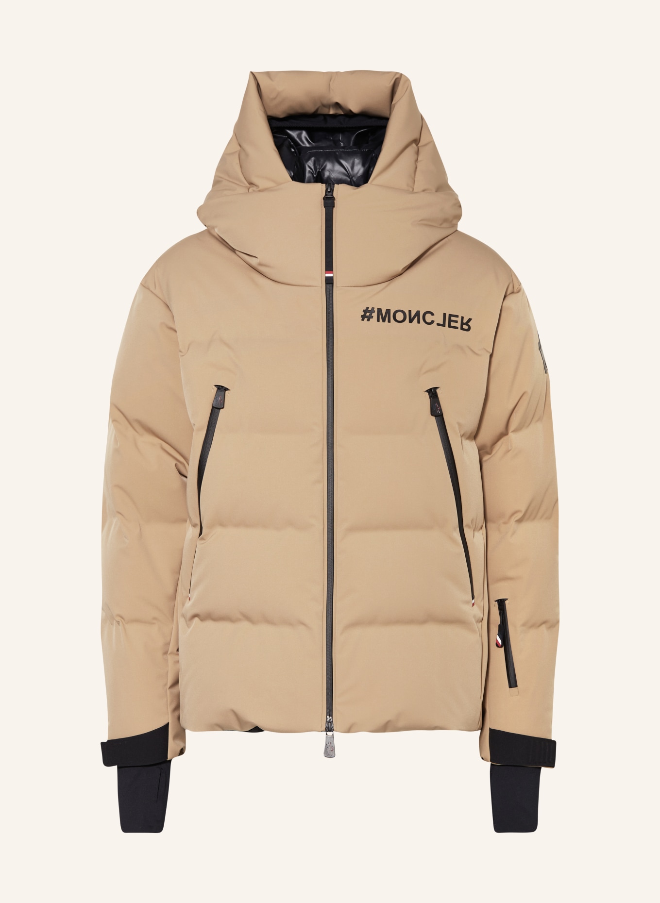 MONCLER GRENOBLE Down ski jacket FELLBERG, Color: CAMEL (Image 1)