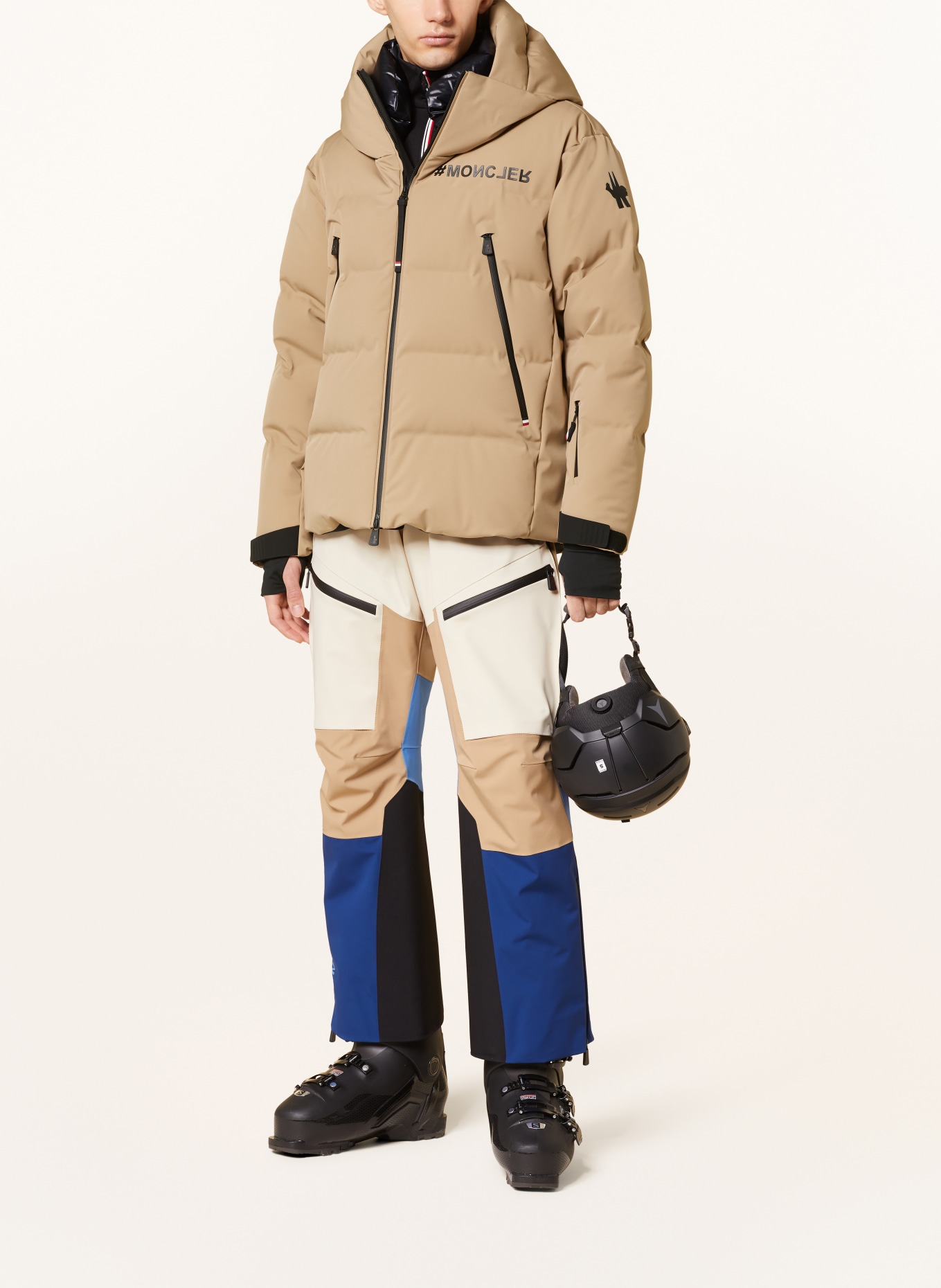 MONCLER GRENOBLE Down ski jacket FELLBERG, Color: CAMEL (Image 2)