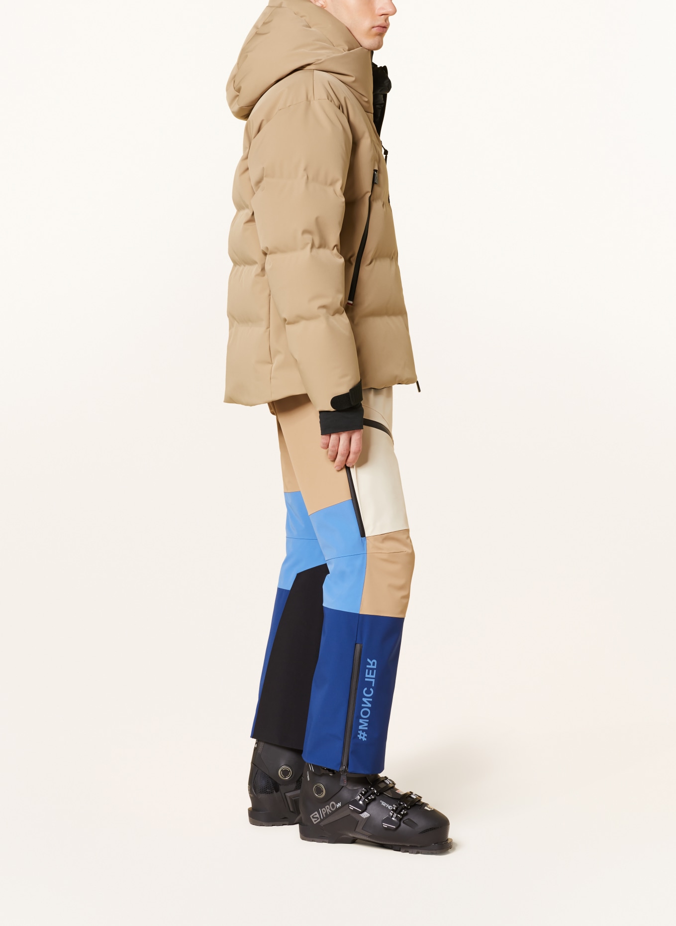 MONCLER GRENOBLE Down ski jacket FELLBERG, Color: CAMEL (Image 3)