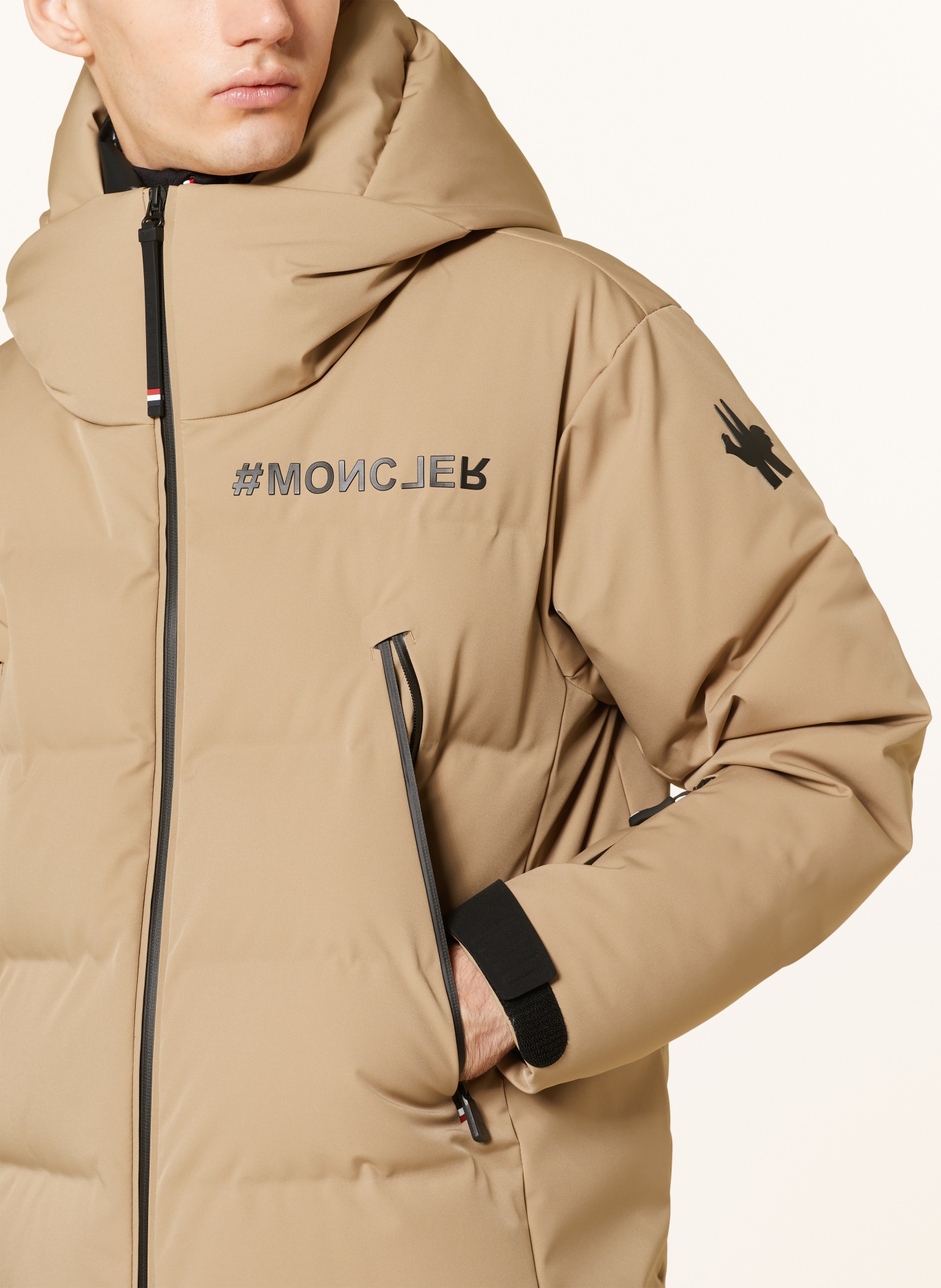 MONCLER GRENOBLE Down ski jacket FELLBERG, Color: CAMEL (Image 6)