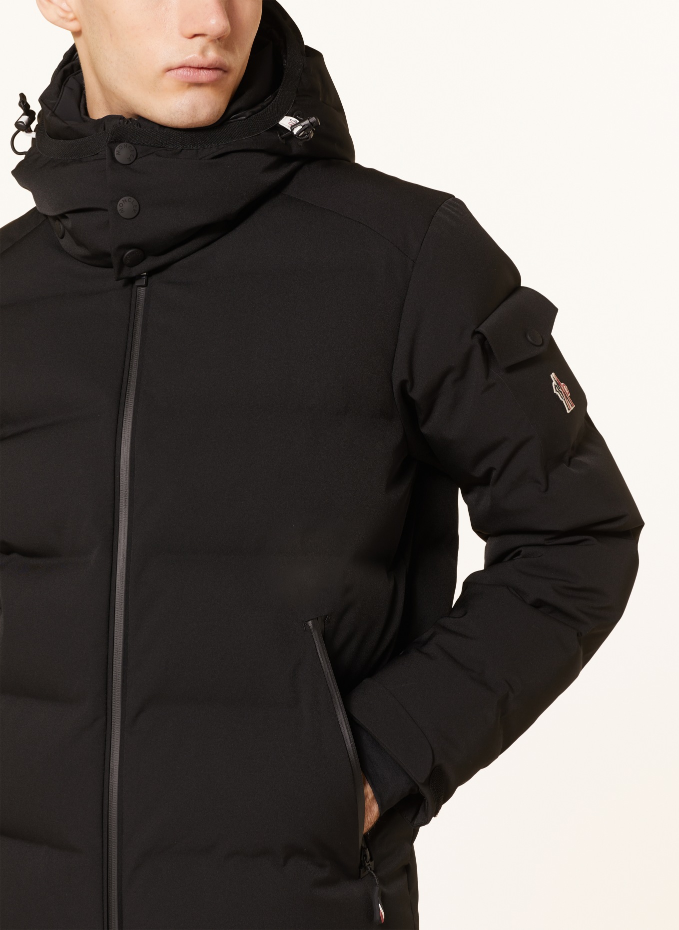 MONCLER GRENOBLE Down ski jacket MONTGETECH, Color: BLACK (Image 5)