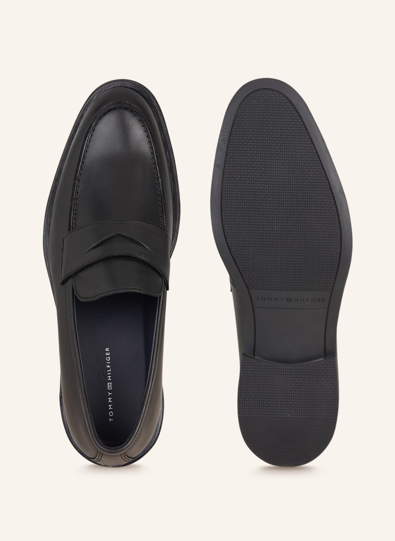 TOMMY HILFIGER Penny loafers, Color: BLACK (Image 5)