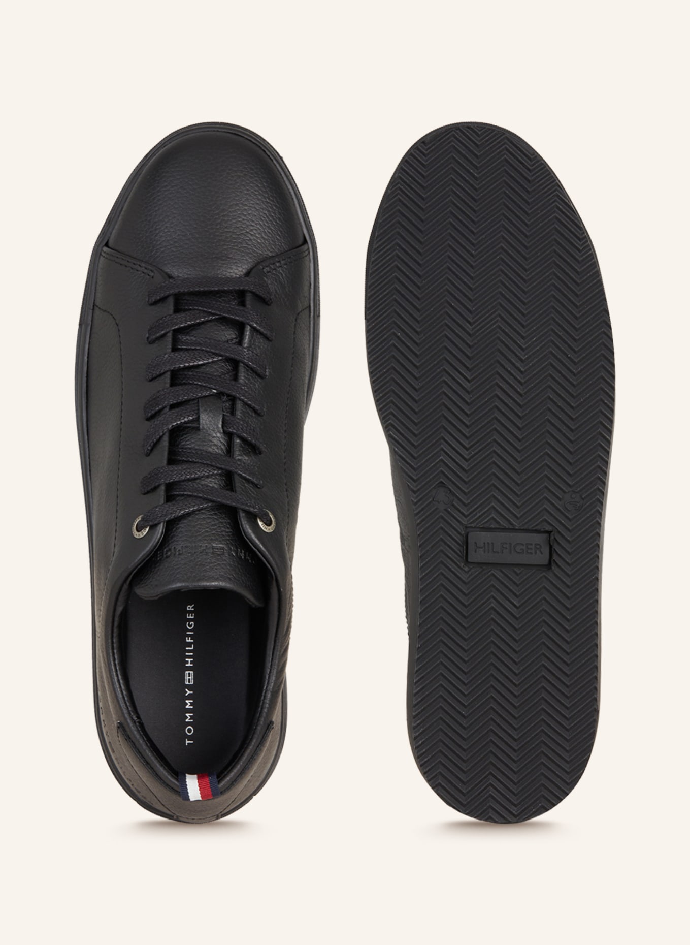 TOMMY HILFIGER Sneaker: ZWART