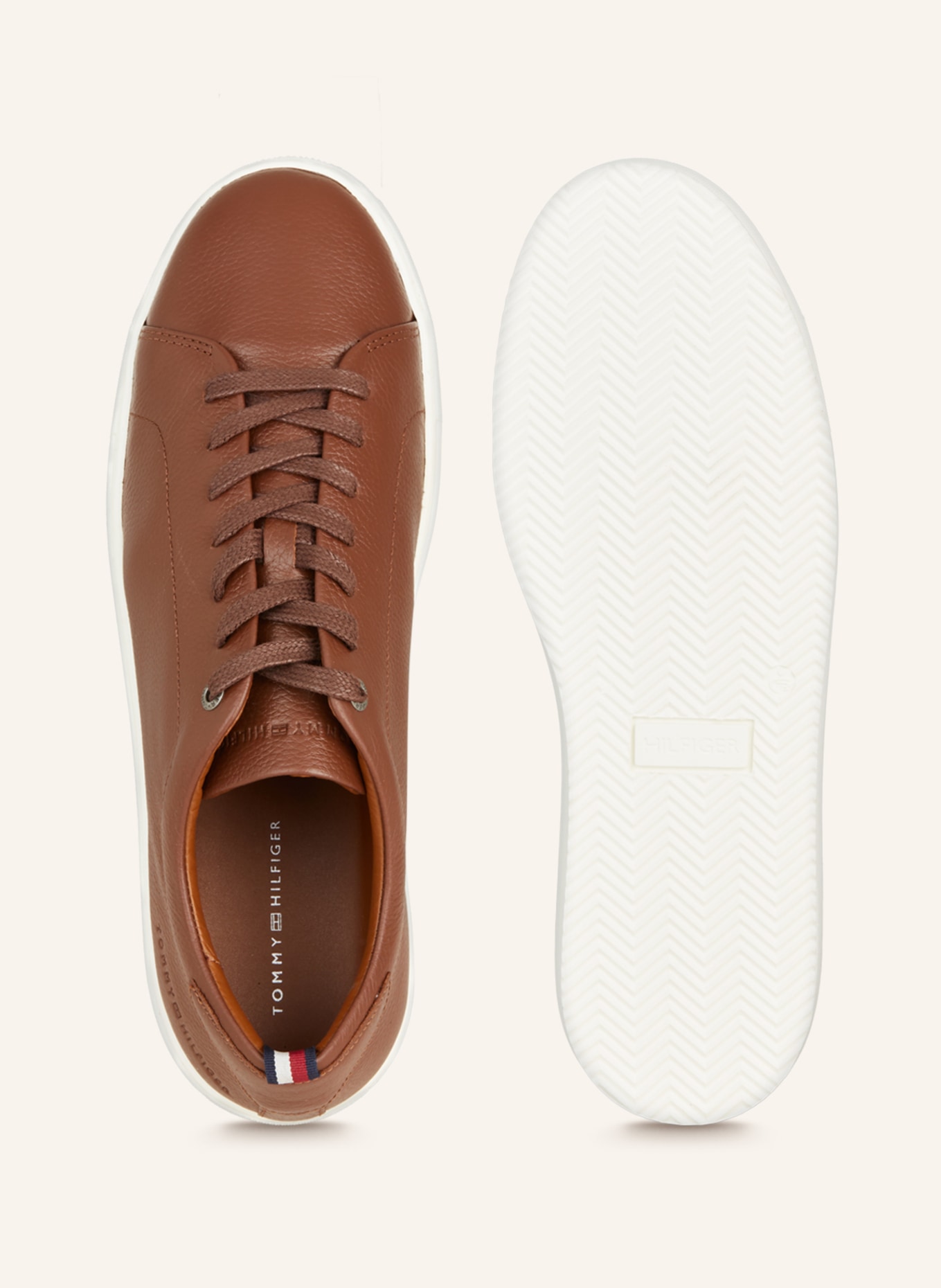 TOMMY HILFIGER Sneaker: COGNAC