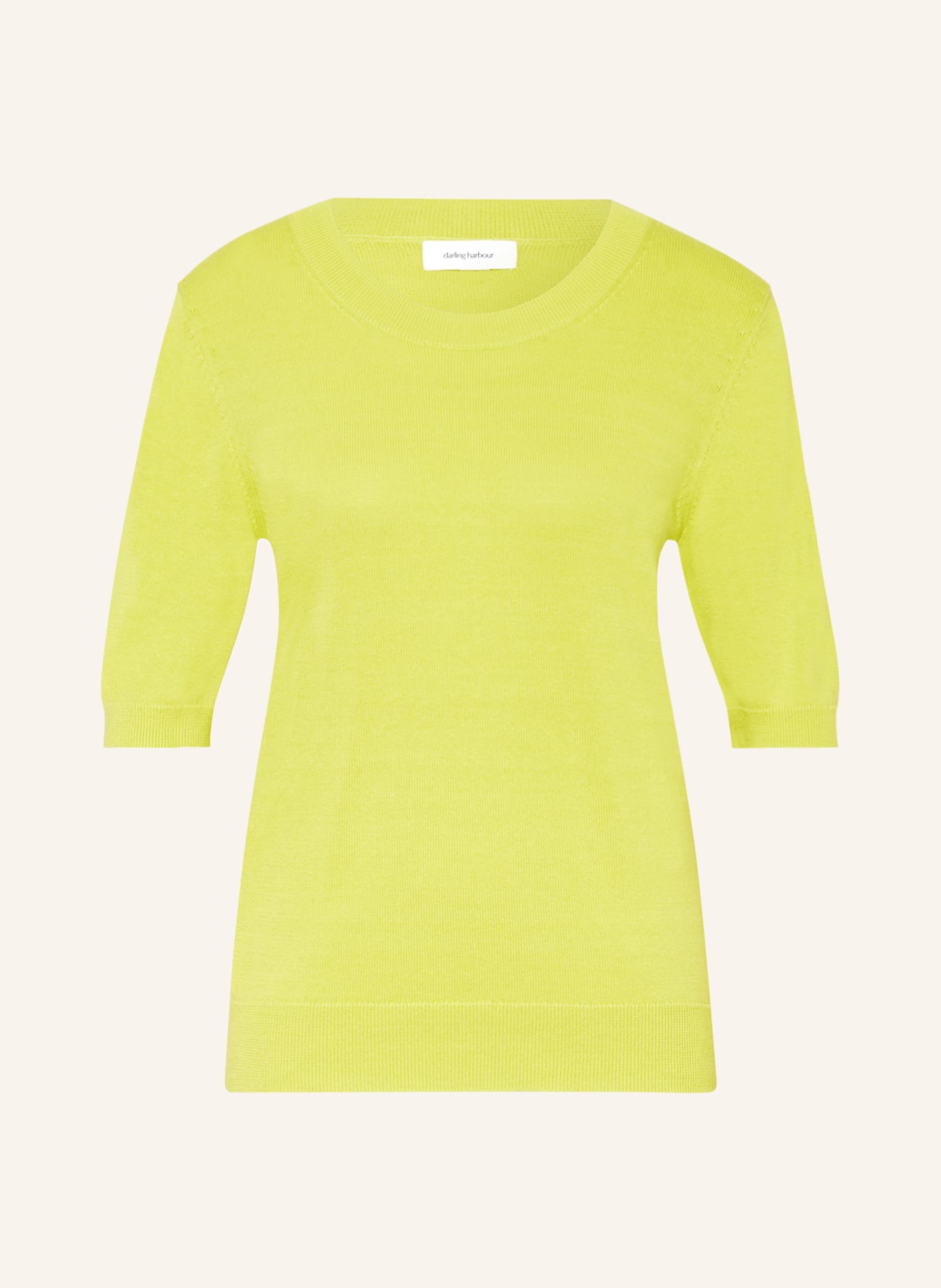 darling harbour Knit shirt, Color: YELLOW (Image 1)