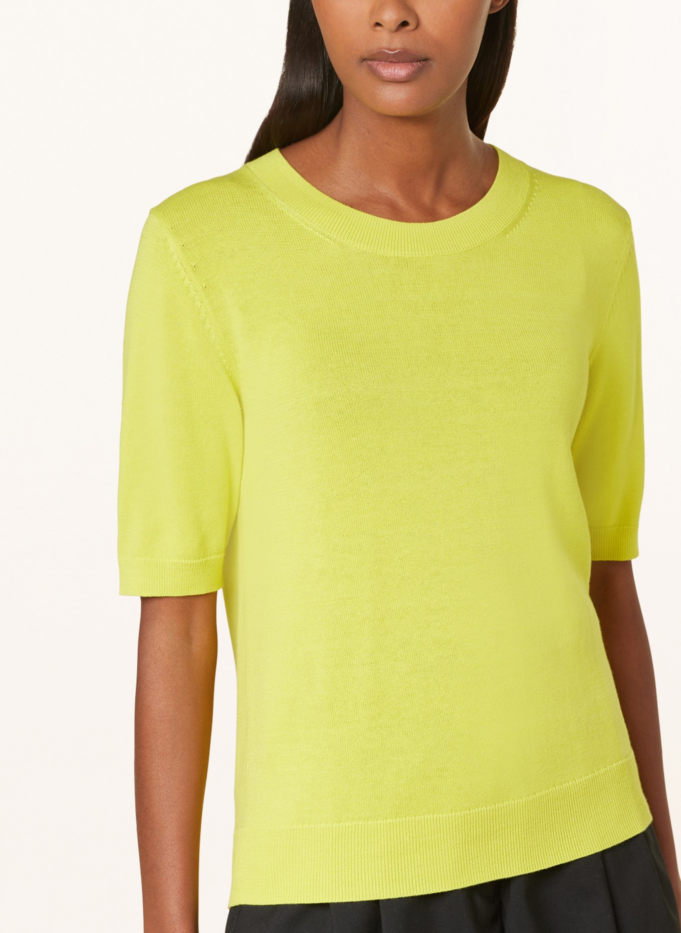 darling harbour Knit shirt, Color: YELLOW (Image 4)