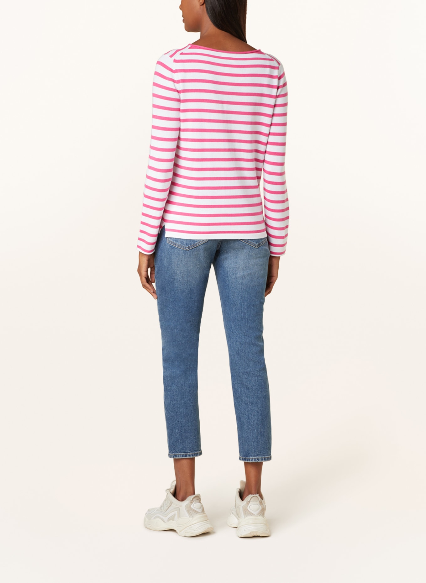 darling harbour Sweater, Color: WHITE/ PINK (Image 3)