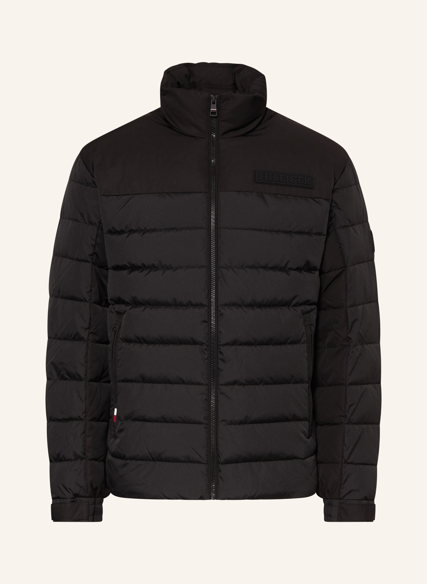 TOMMY HILFIGER Quilted jacket, Color: BLACK (Image 1)