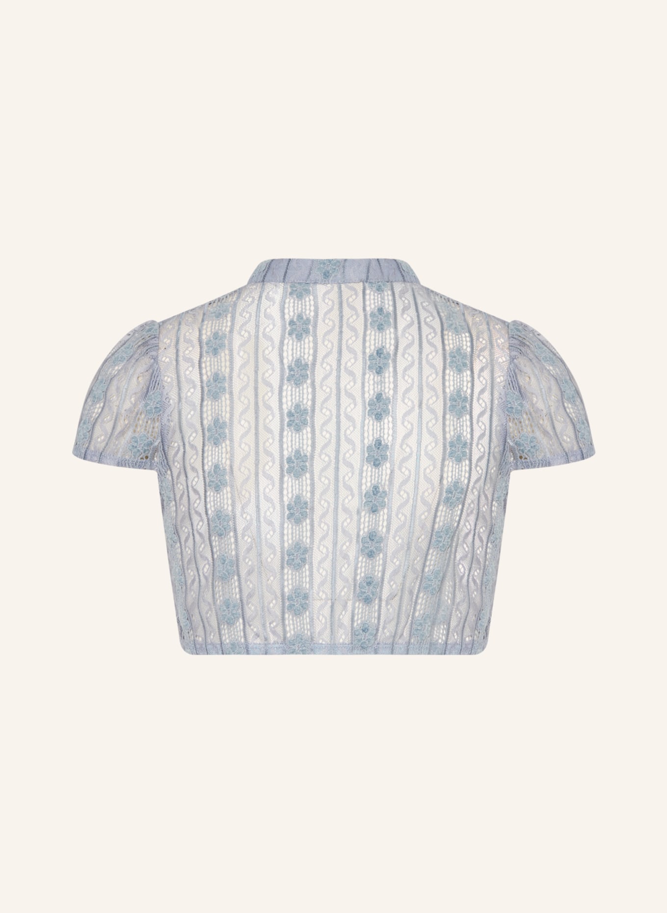 KRÜGER Dirndlbluse LAVINA: HELLBLAU